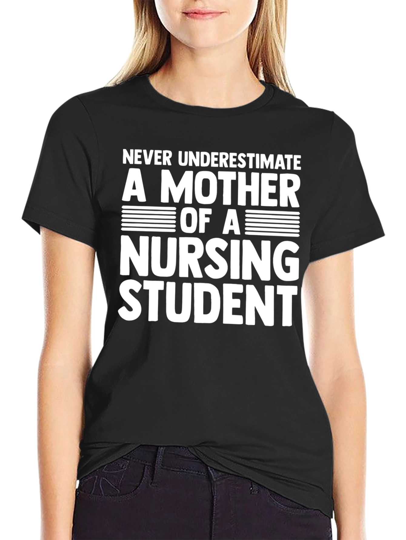 Mother of Nursing Student Graphic T-Shirt