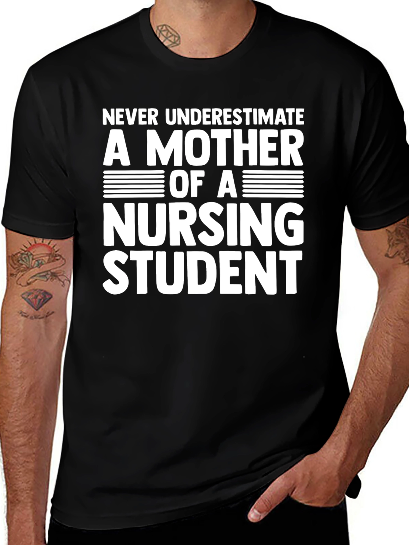 Mother of Nursing Student Graphic T-Shirt