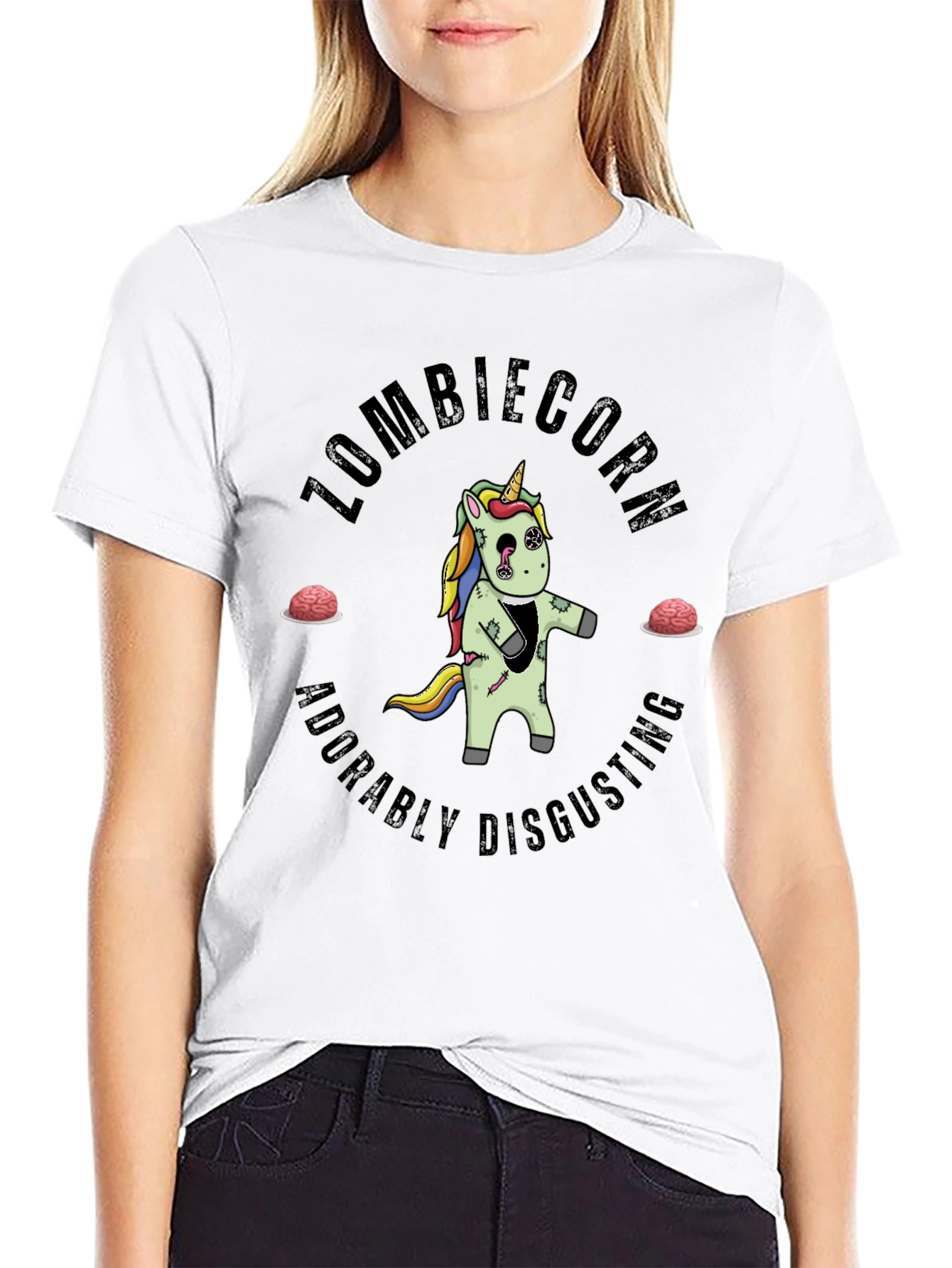 Zombiecorn Adorably Disgusting Graphic Tee
