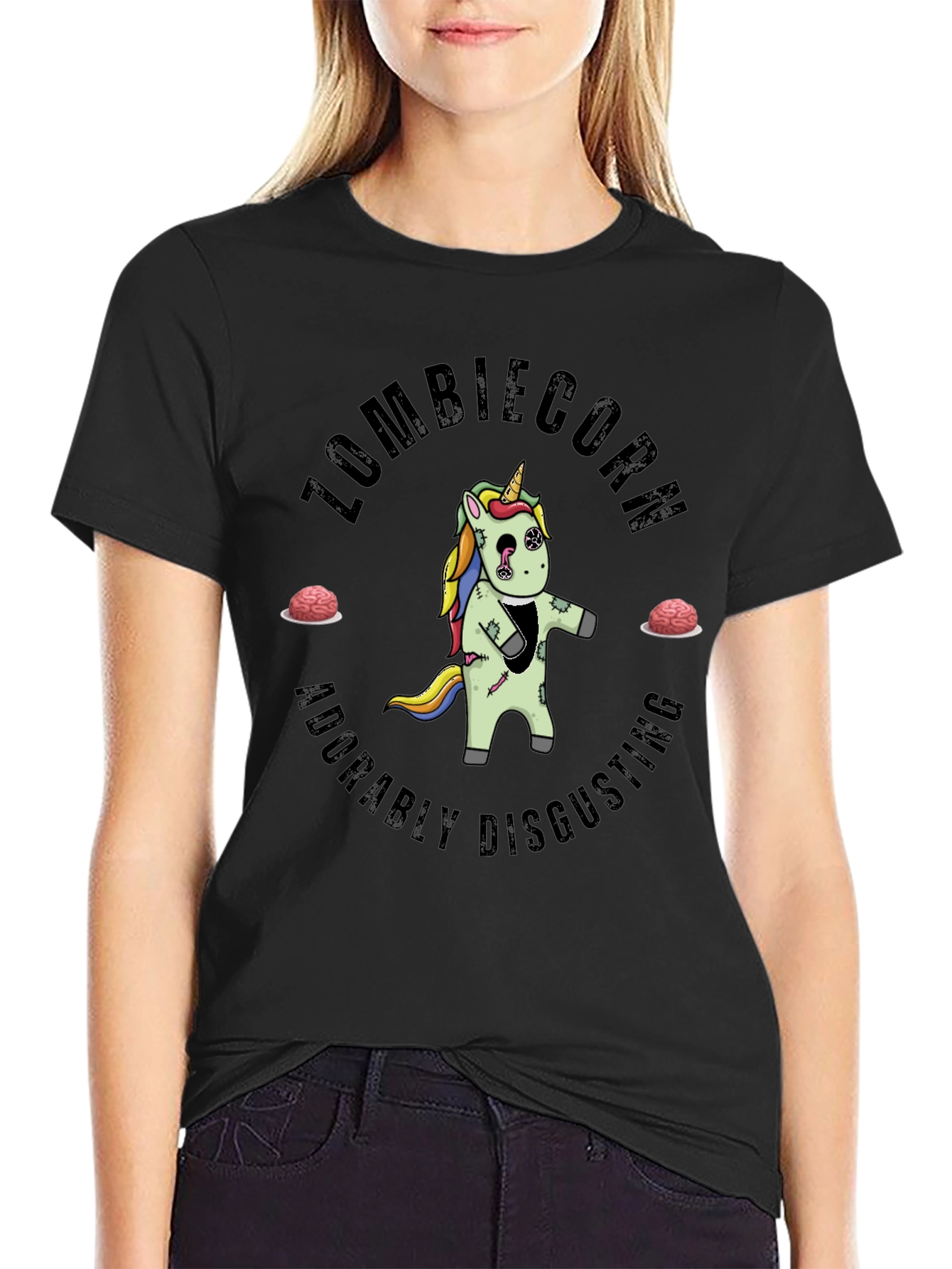 Zombiecorn Adorably Disgusting Graphic Tee