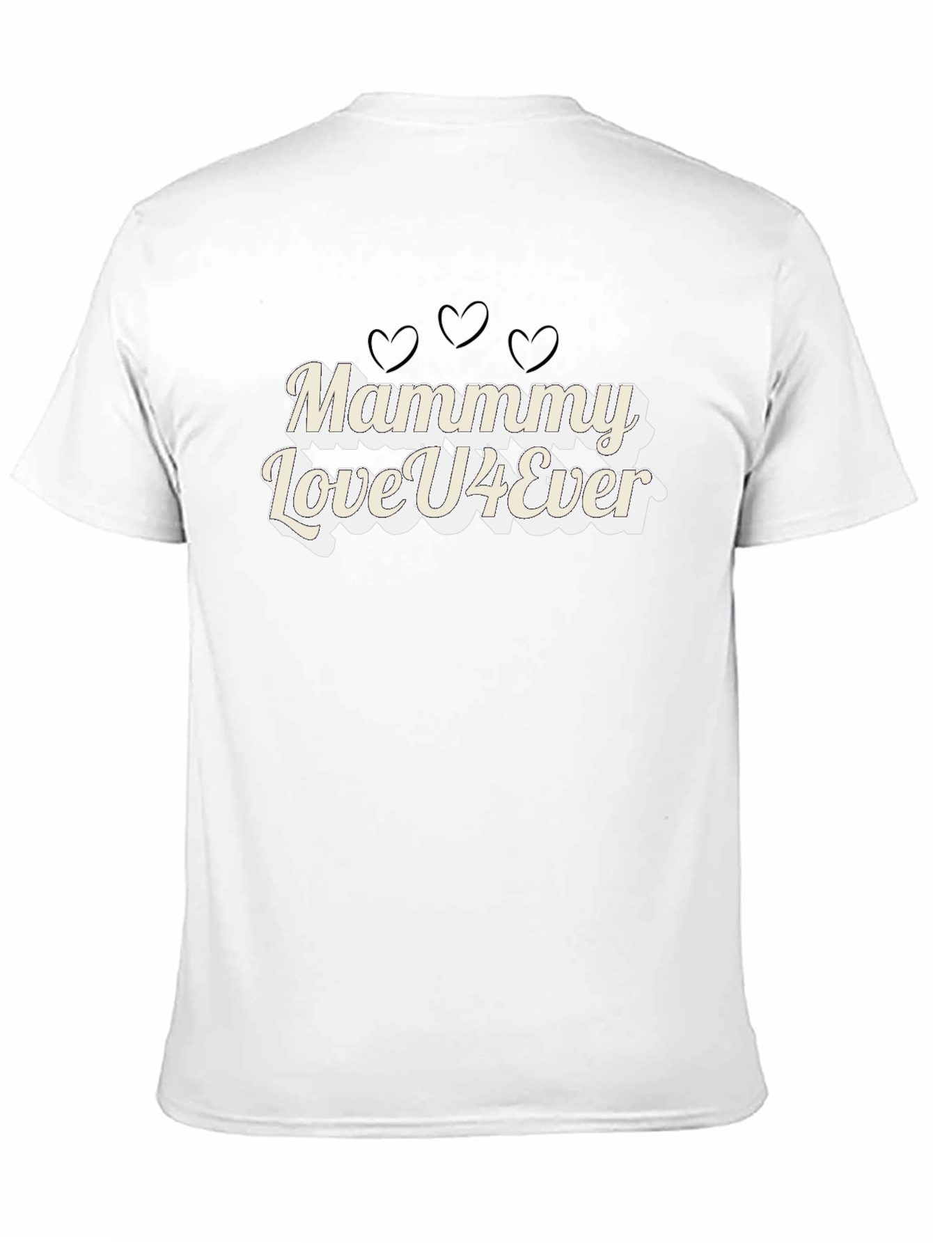 Mammy Love U4Ever Black T-Shirt