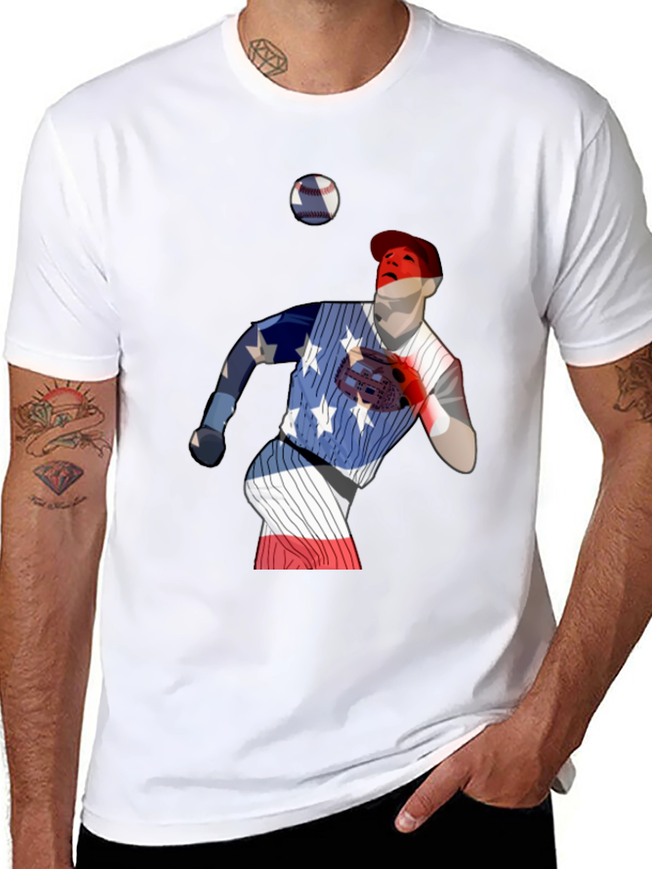 Patriotic Baseball T-Shirt