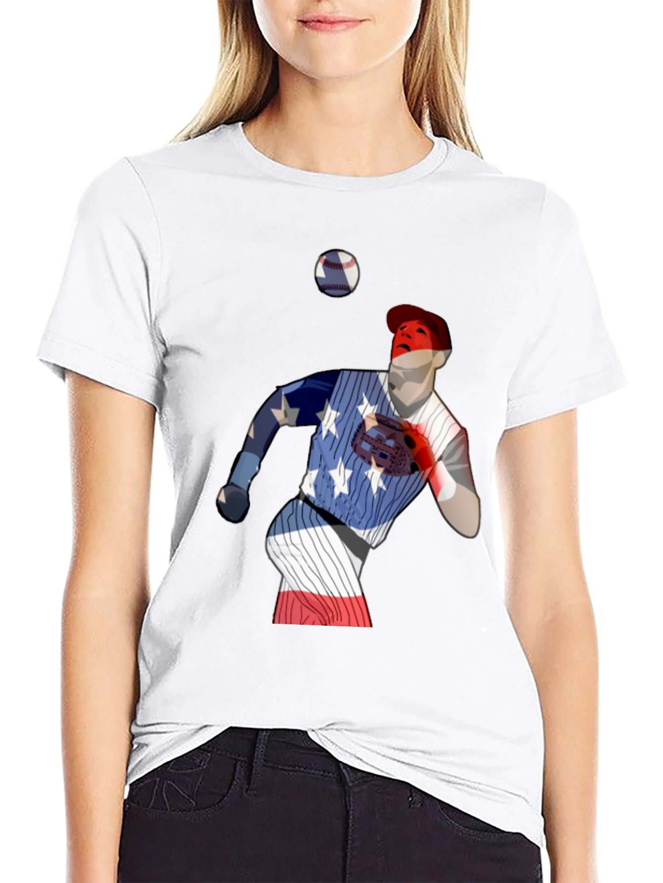 Patriotic Baseball T-Shirt