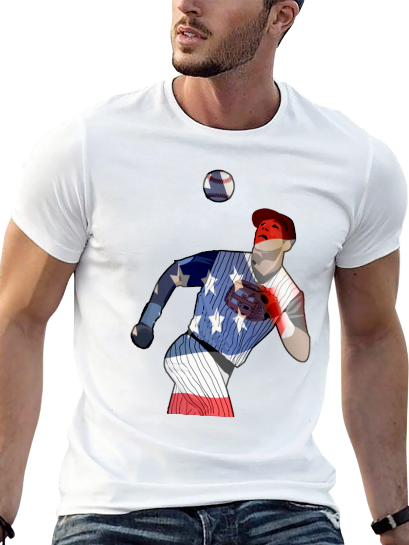 Patriotic Baseball T-Shirt