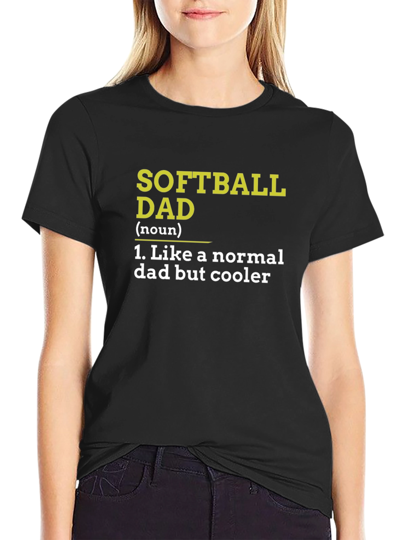 Softball Dad Graphic T-Shirt