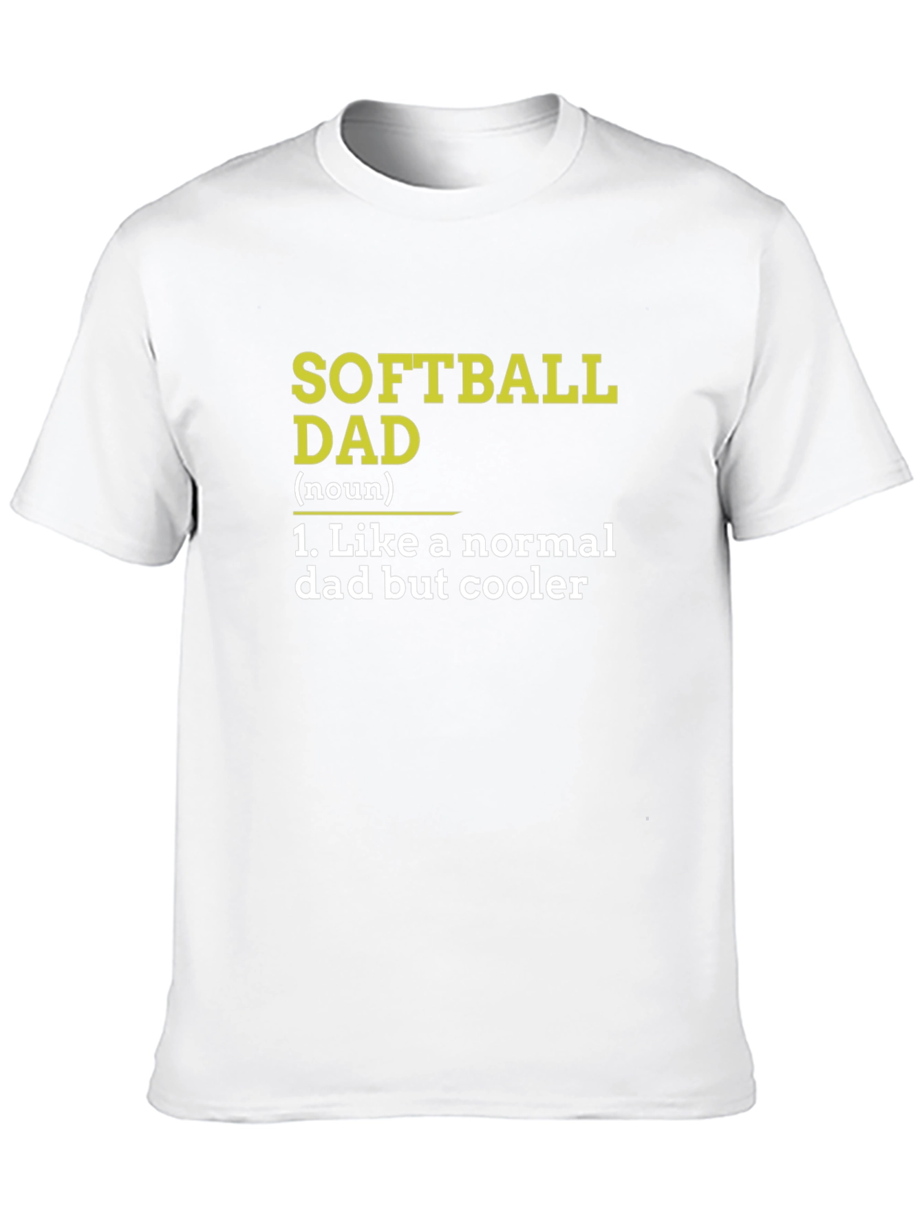 Softball Dad Graphic T-Shirt