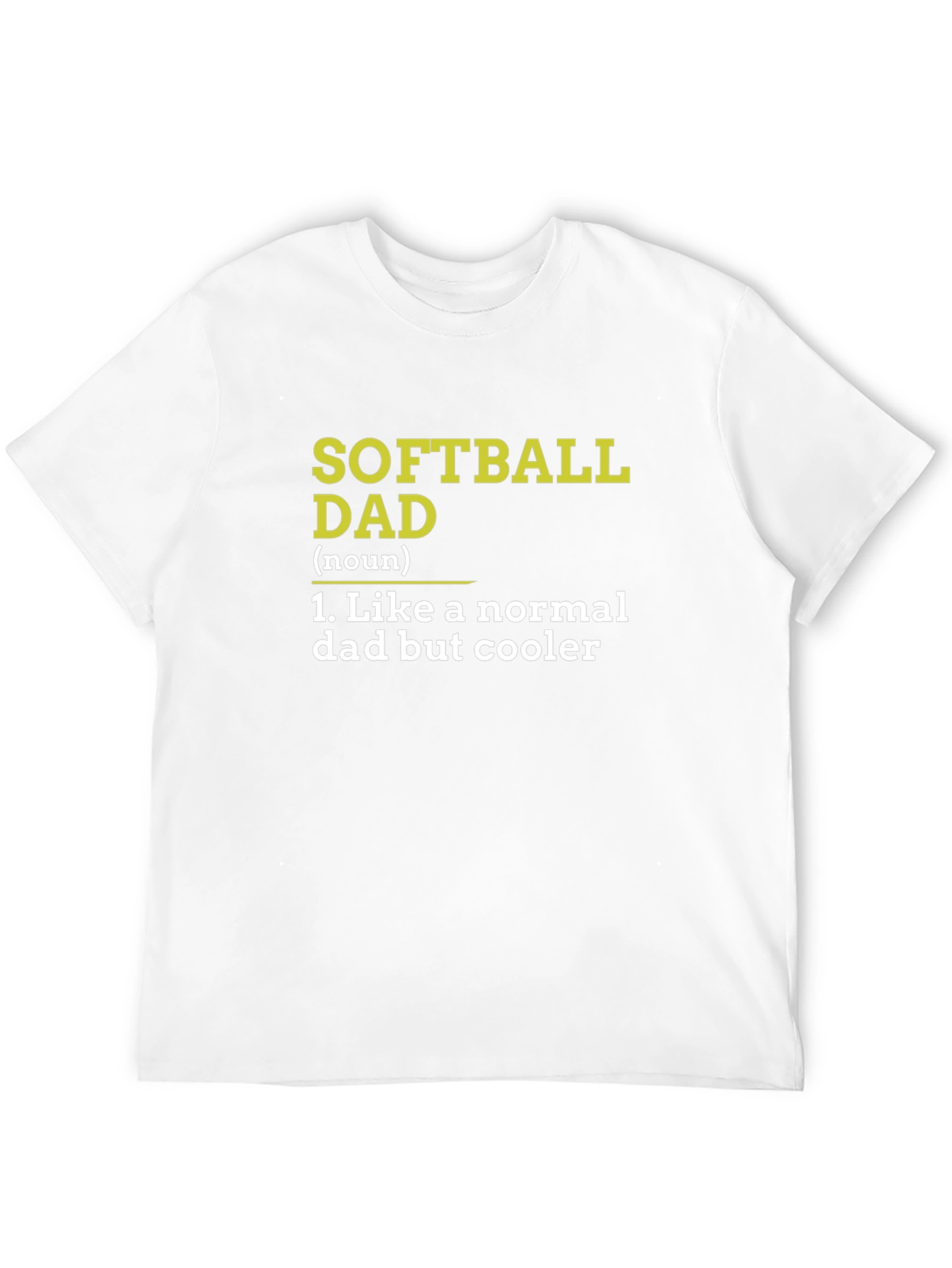 Softball Dad Graphic T-Shirt