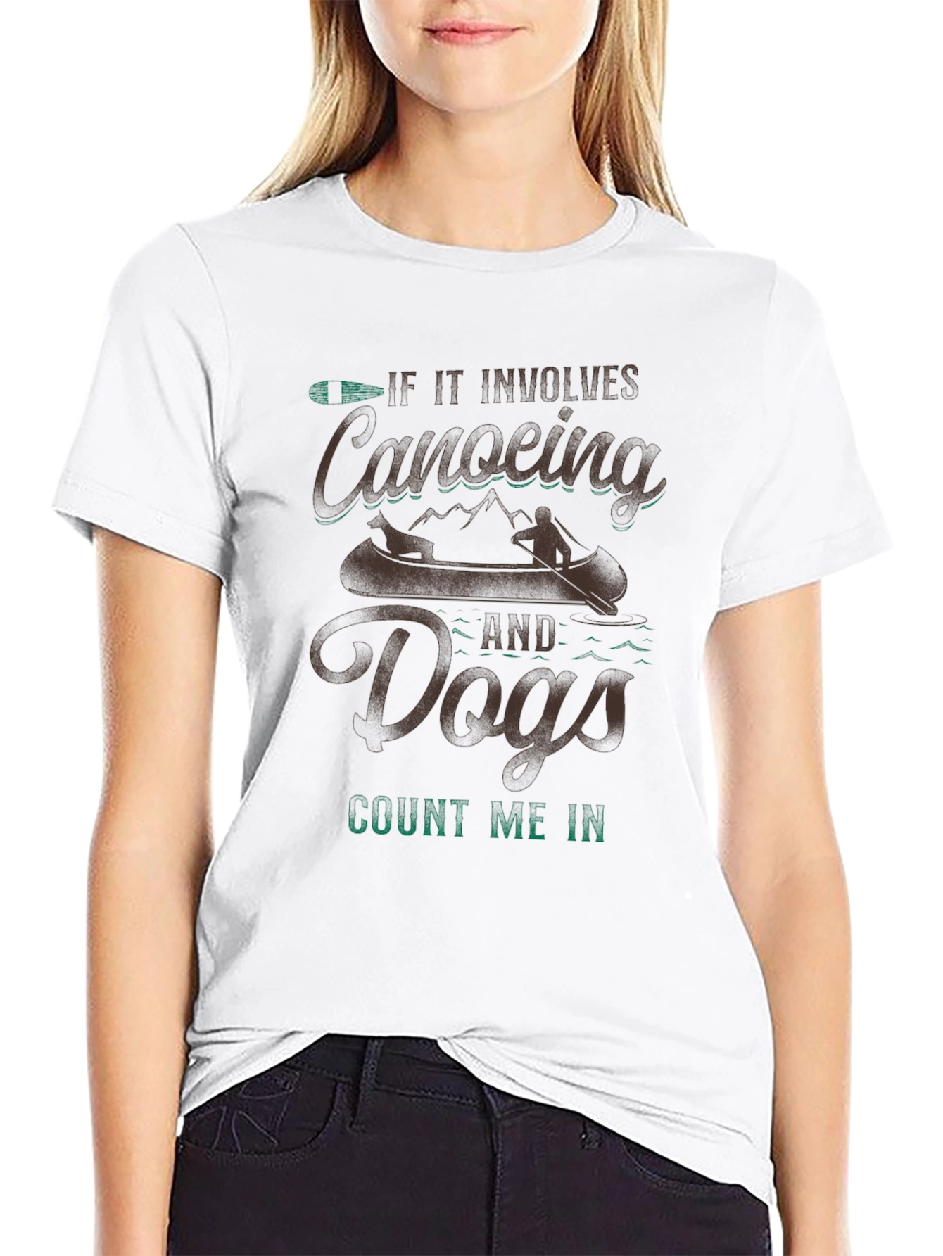 Canoeing and Dogs T-Shirt