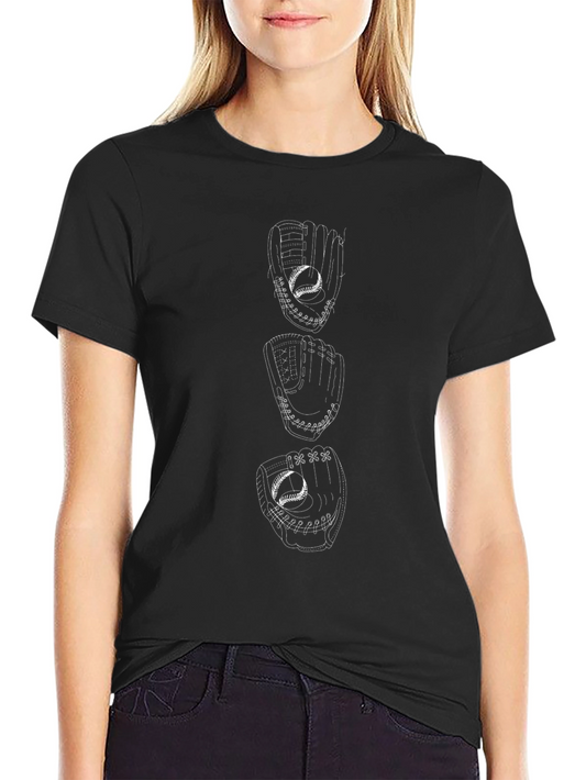 Baseball Glove Graphic T-Shirt