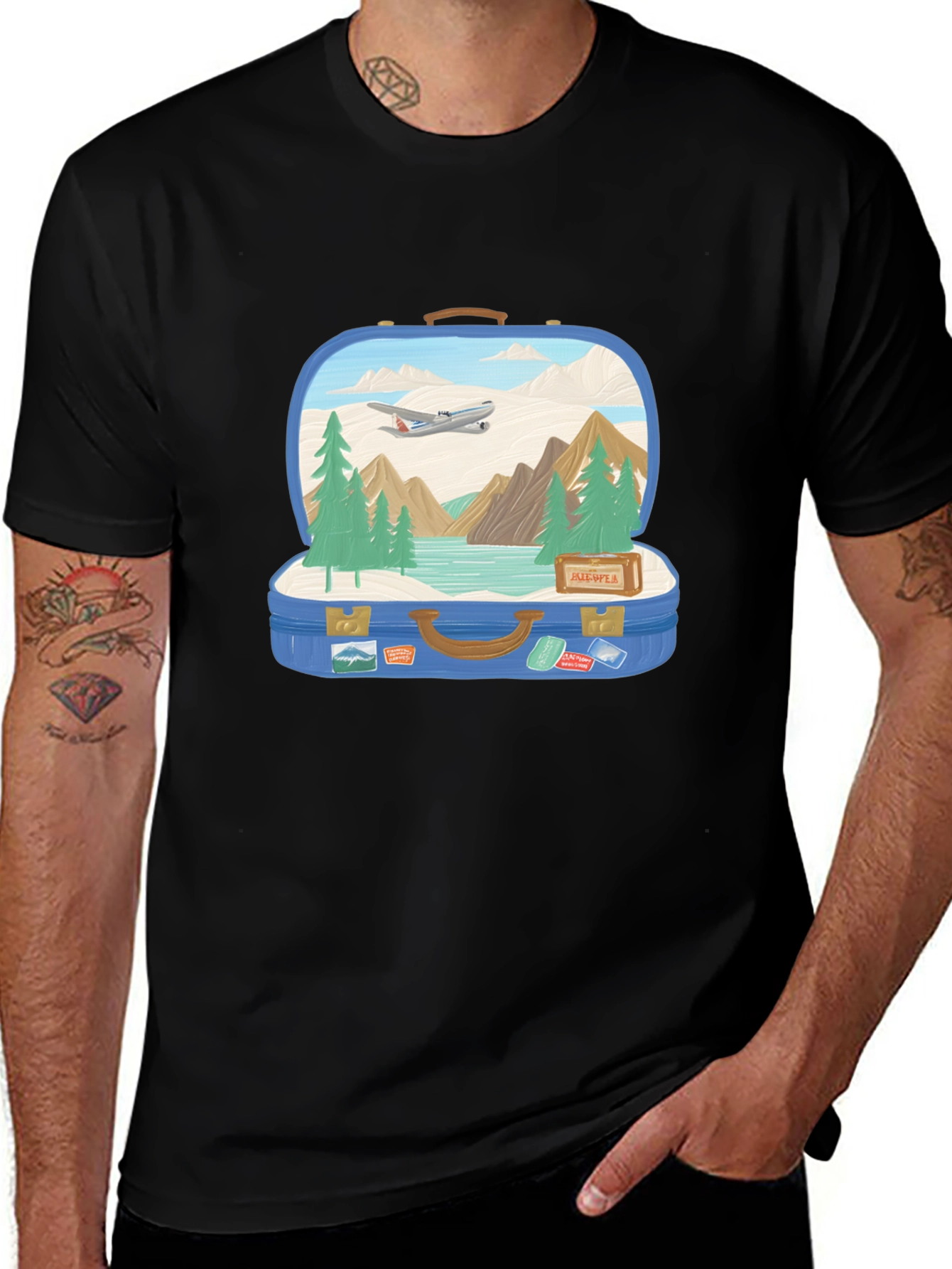 Suitcase Adventure Graphic Tee