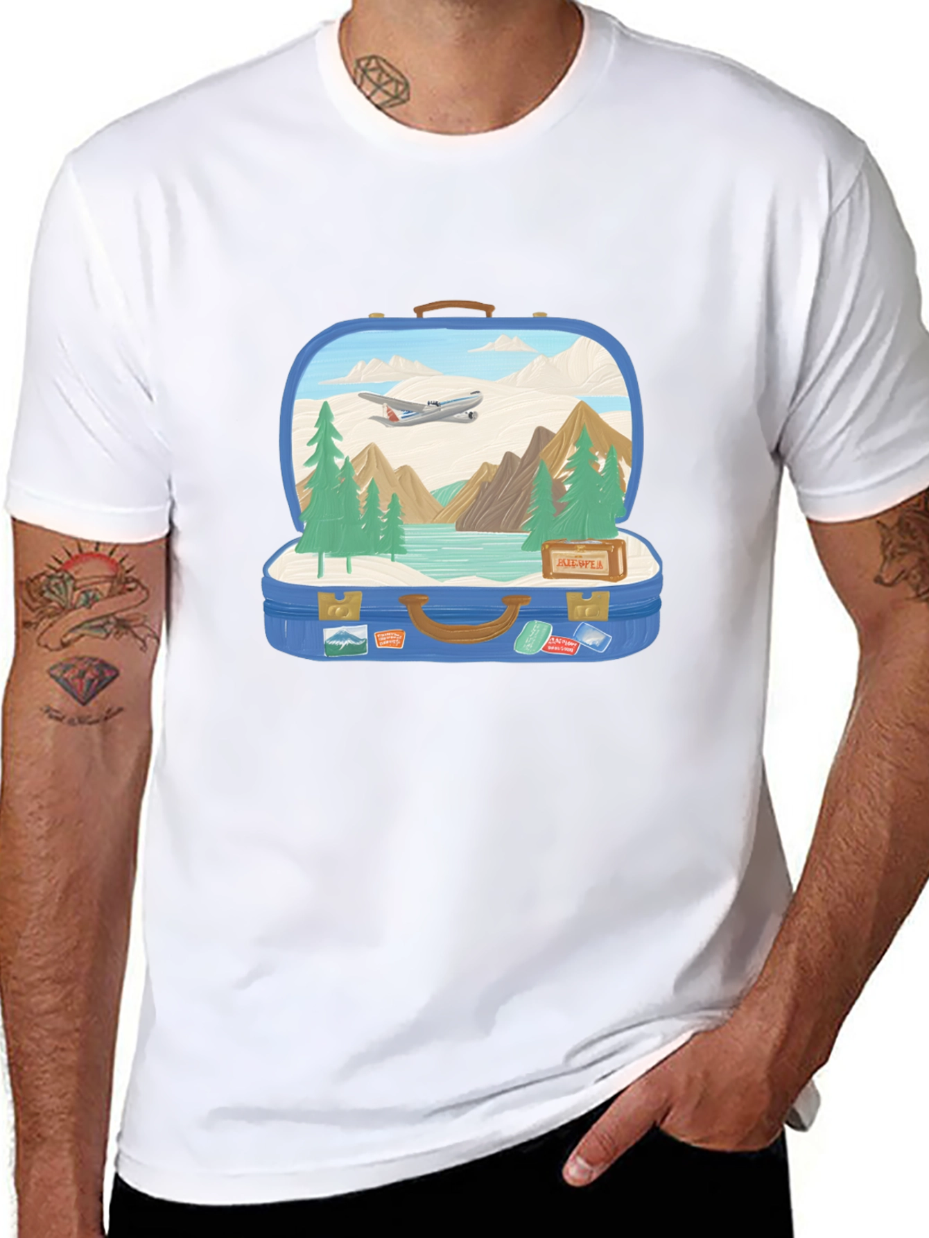 Suitcase Adventure Graphic Tee