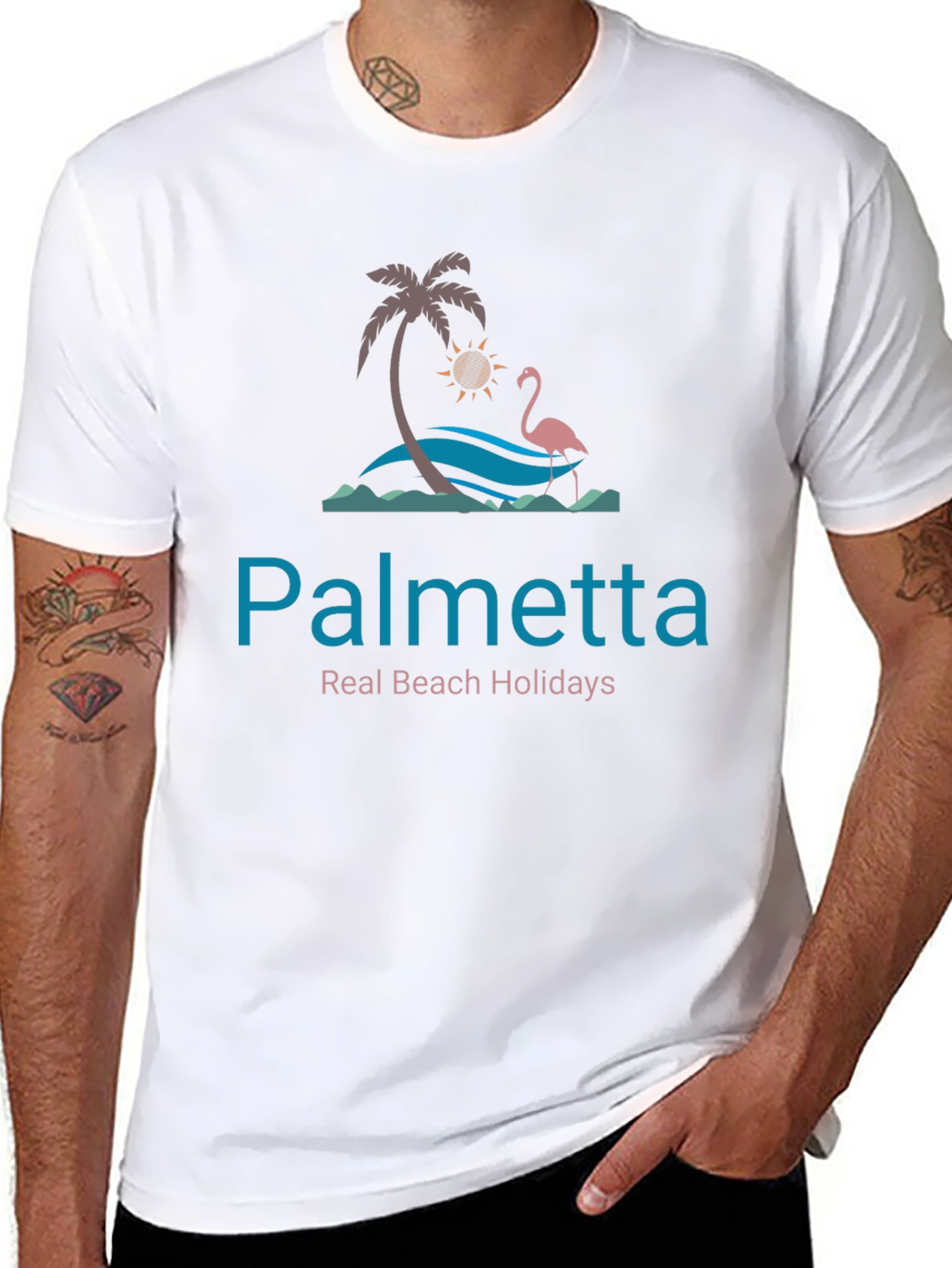 Palmetto Real Beach Holidays Graphic Tee