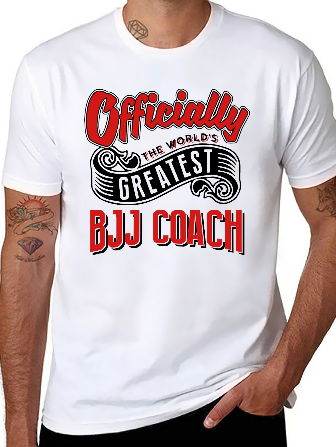 Officially the Worlds Greatest BJJ Coach T-Shirt