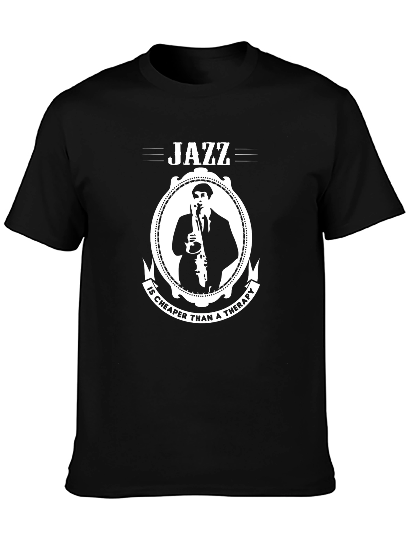 Jazz is Cheaper Than Therapy Graphic T-Shirt