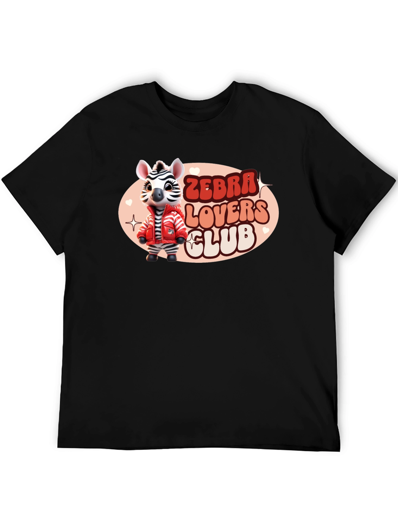 Zebra Lovers Club Graphic Tee
