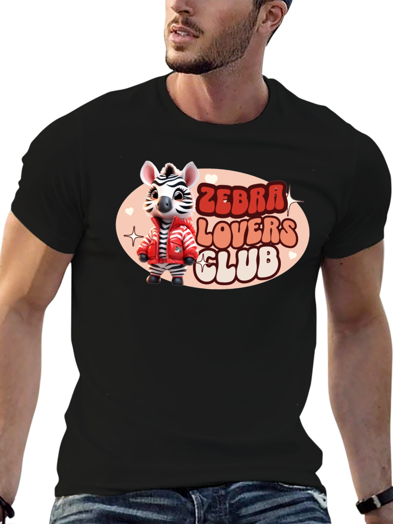 Zebra Lovers Club Graphic Tee