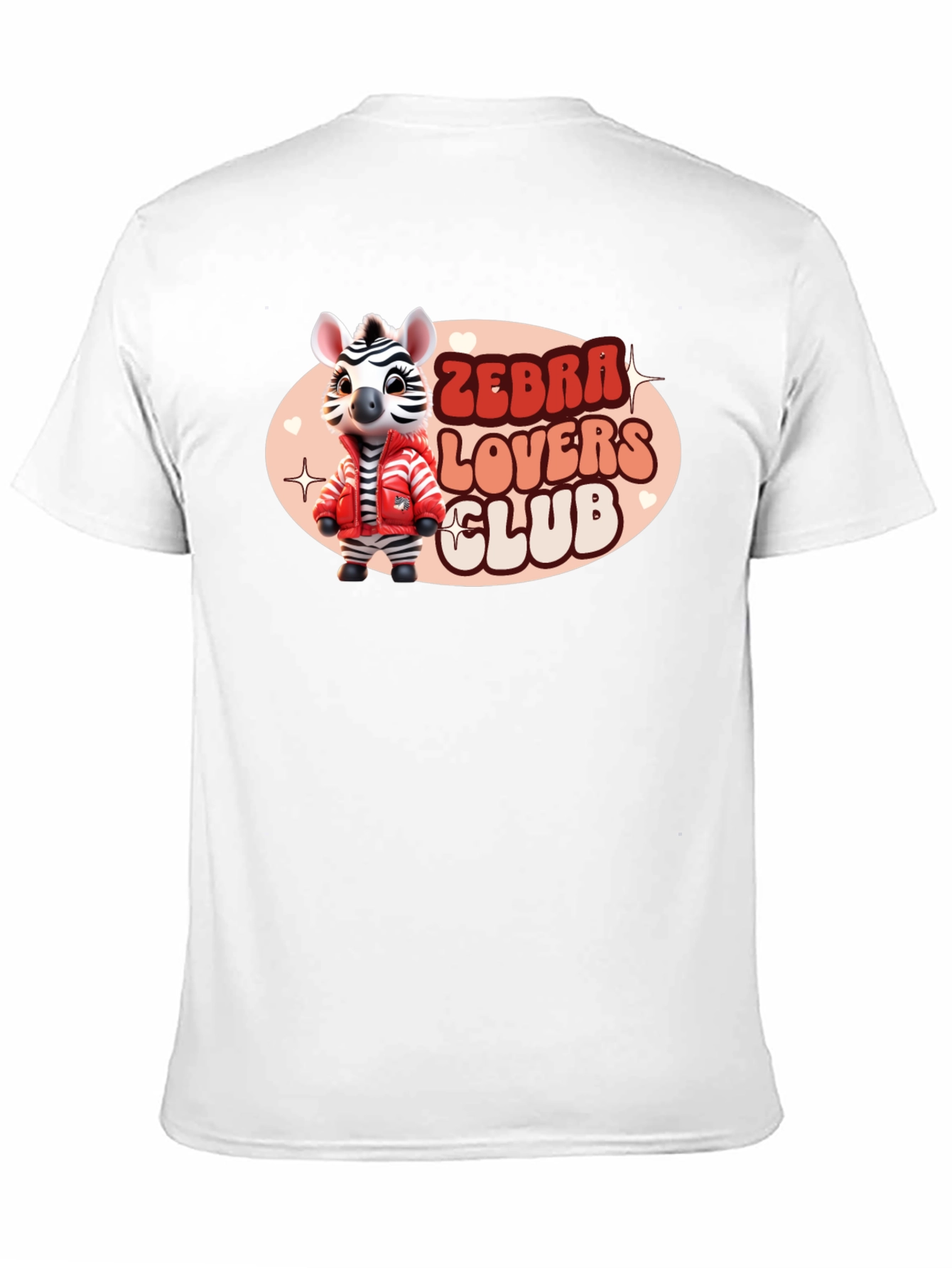 Zebra Lovers Club Graphic Tee