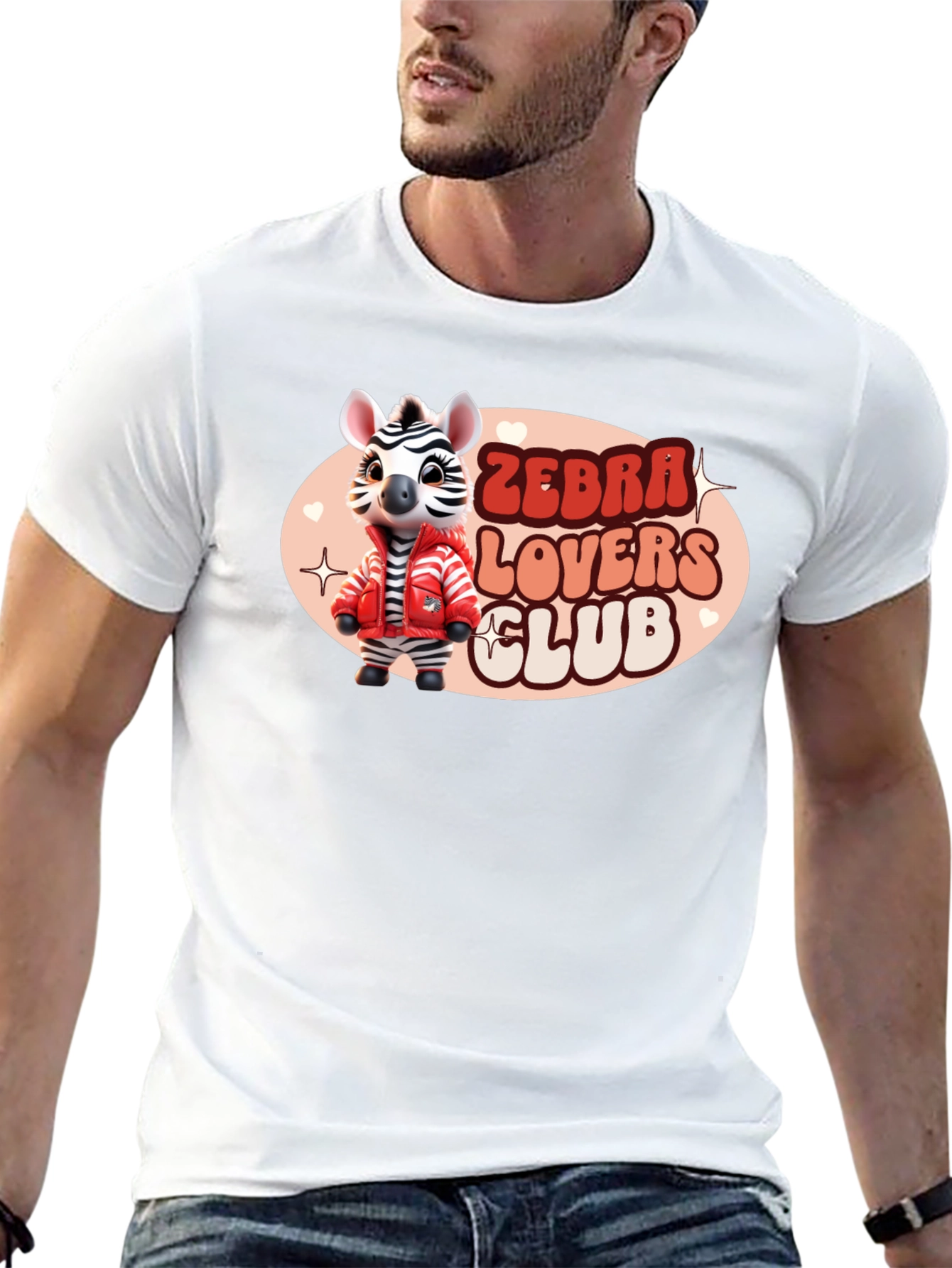 Zebra Lovers Club Graphic Tee