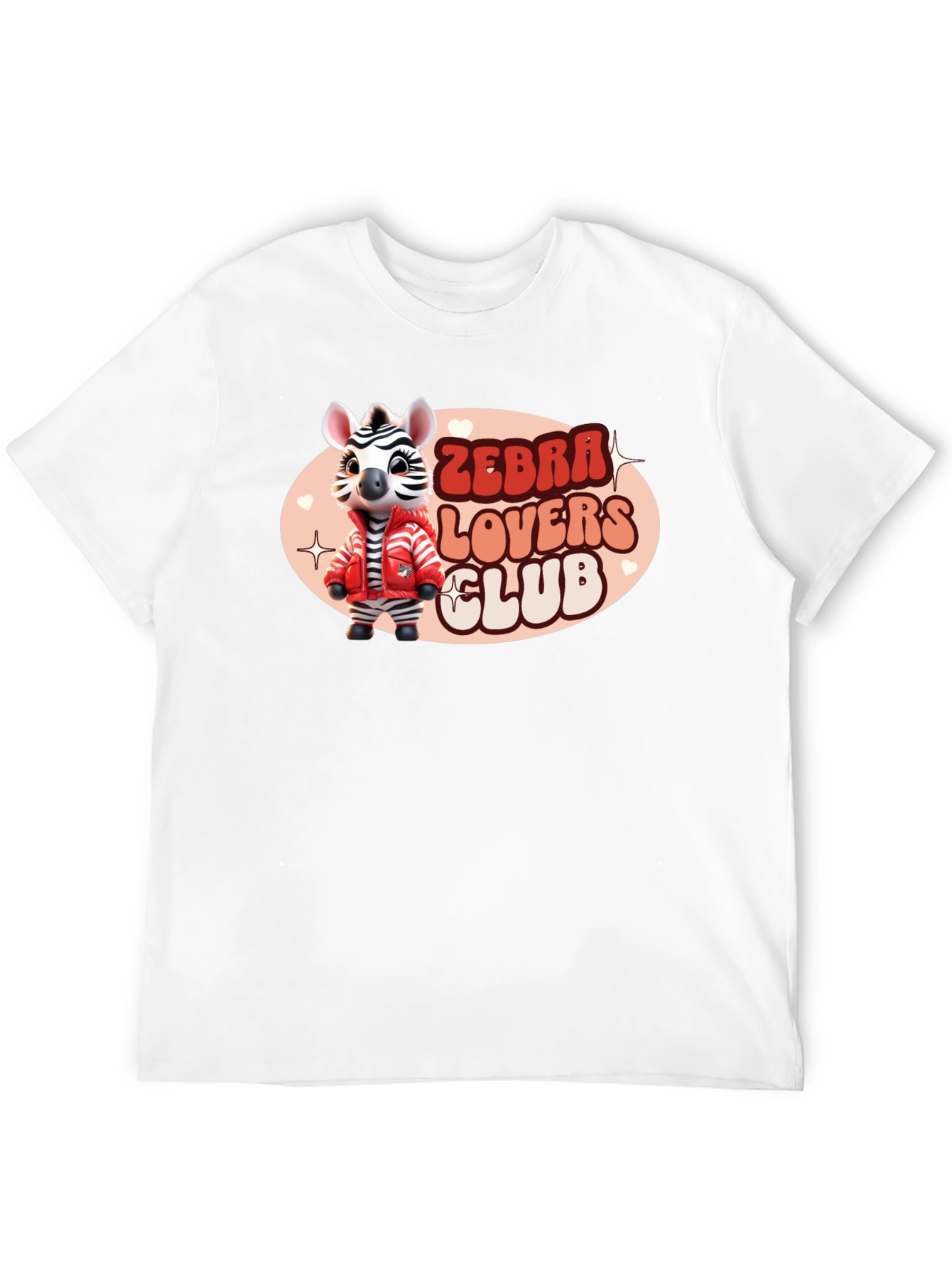 Zebra Lovers Club Graphic Tee