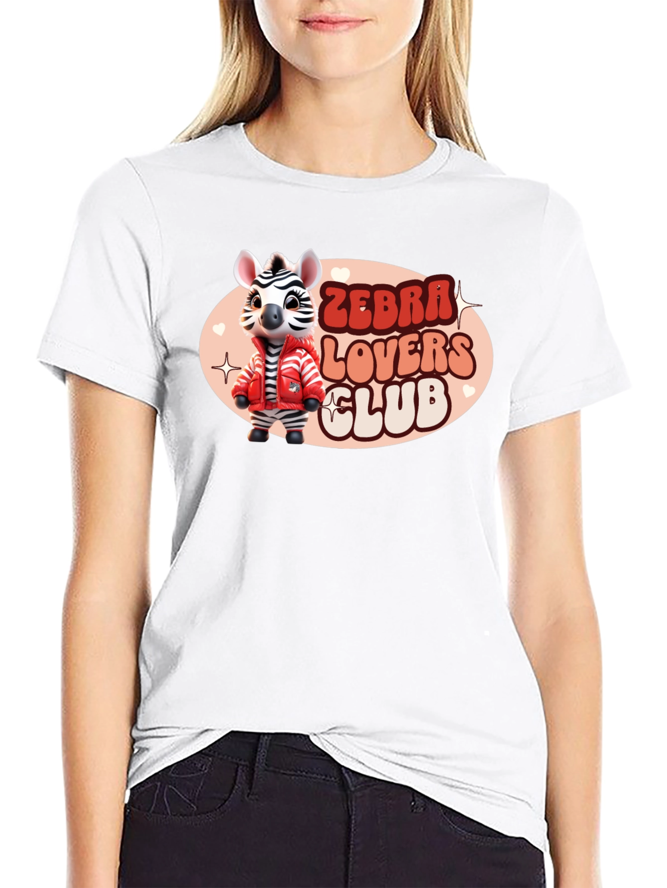Zebra Lovers Club Graphic Tee