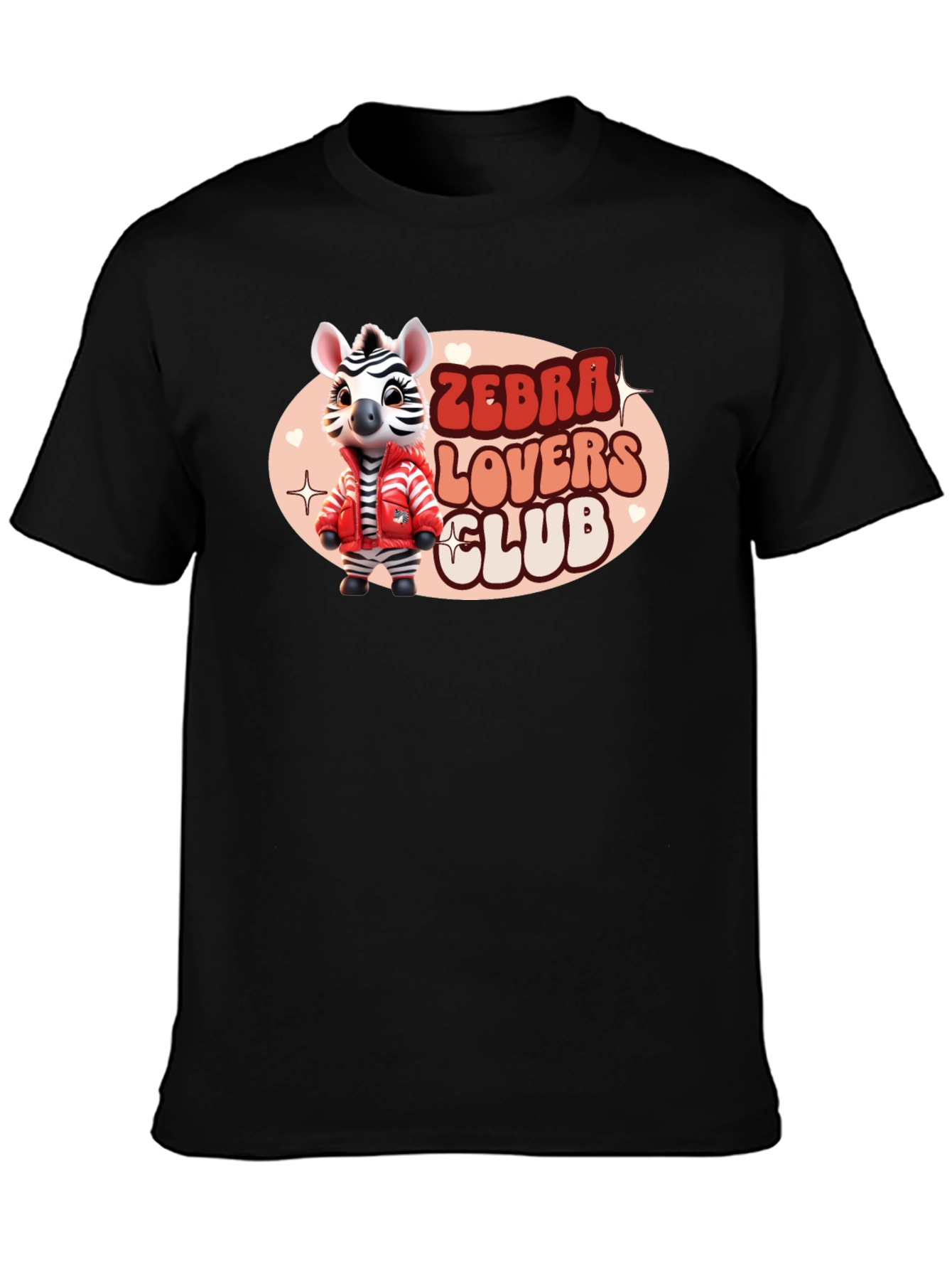 Zebra Lovers Club Graphic Tee