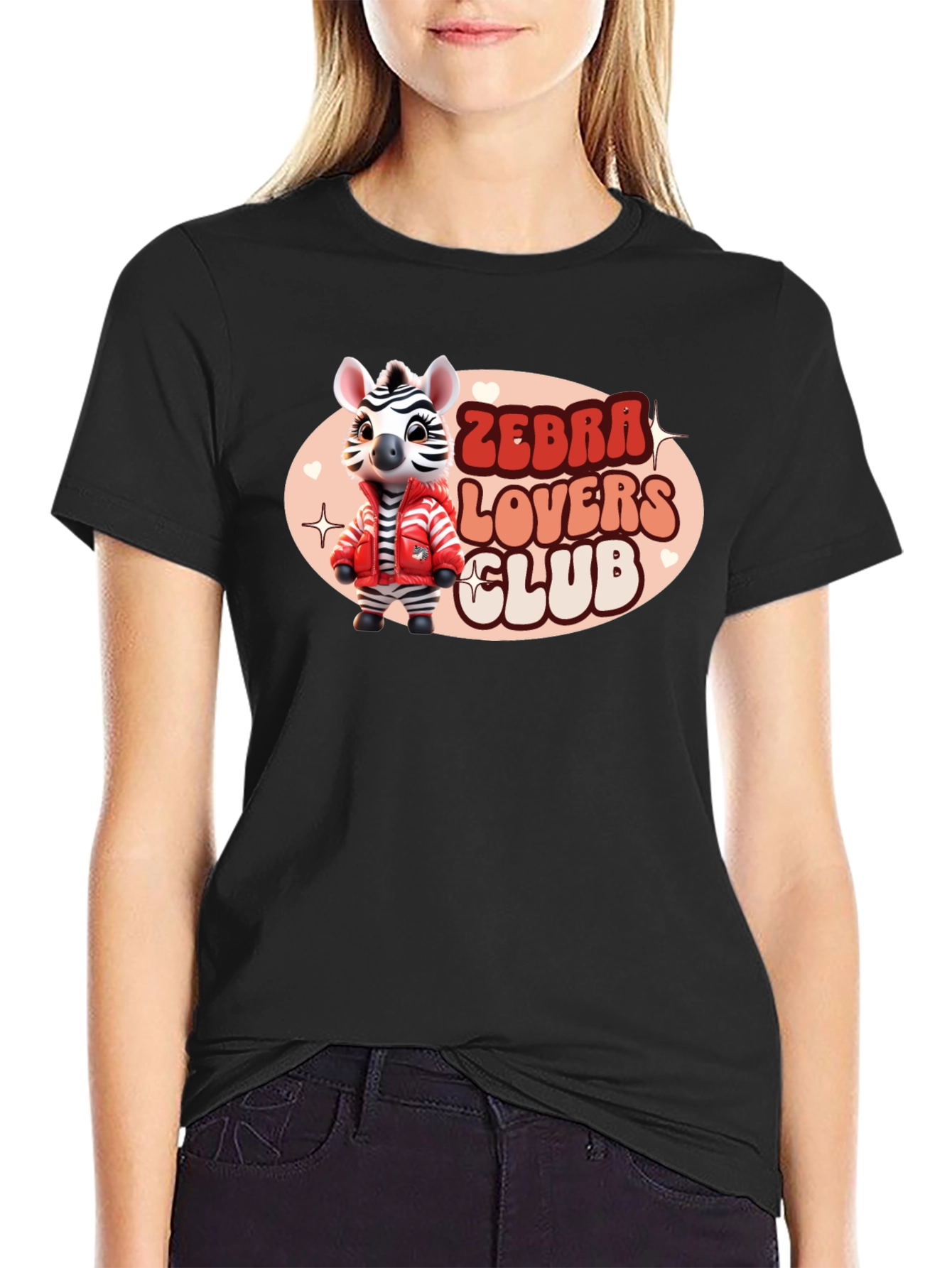 Zebra Lovers Club Graphic Tee