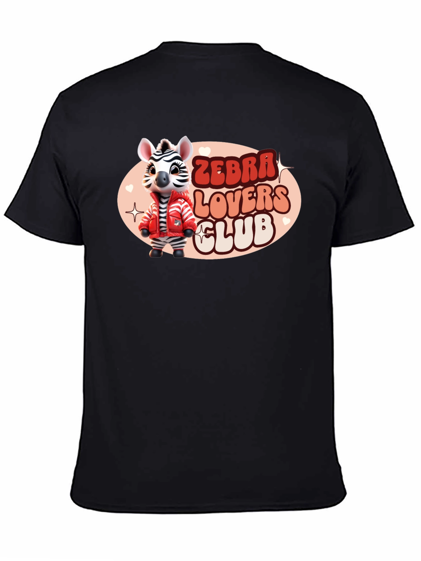 Zebra Lovers Club Graphic Tee