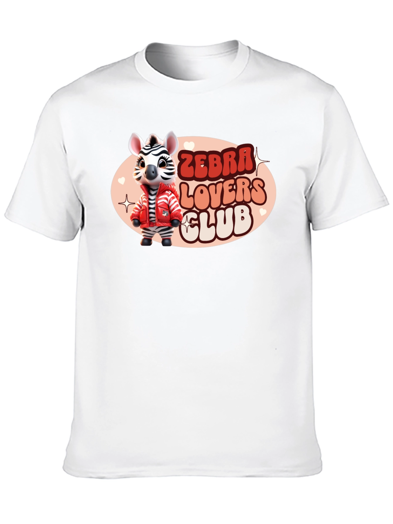 Zebra Lovers Club Graphic Tee