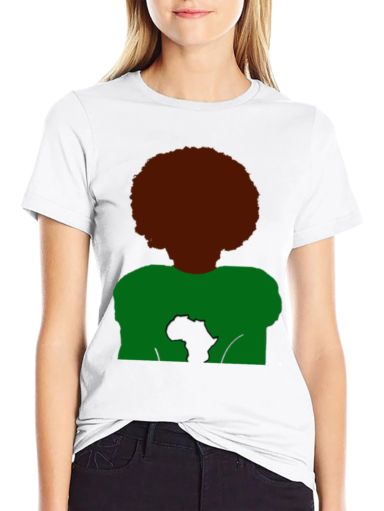 Afro Africa T-Shirt - Black Pride Tee