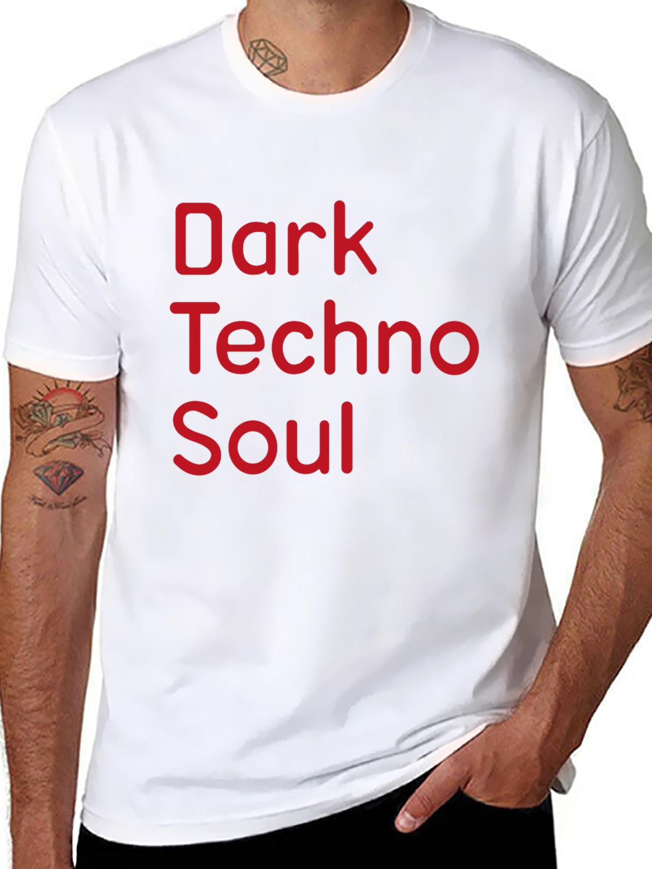 Dark Techno Soul Black T-Shirt