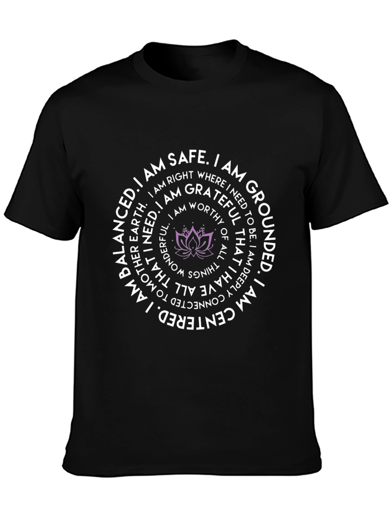 Centered Lotus T-Shirt - Grounded & Balanced
