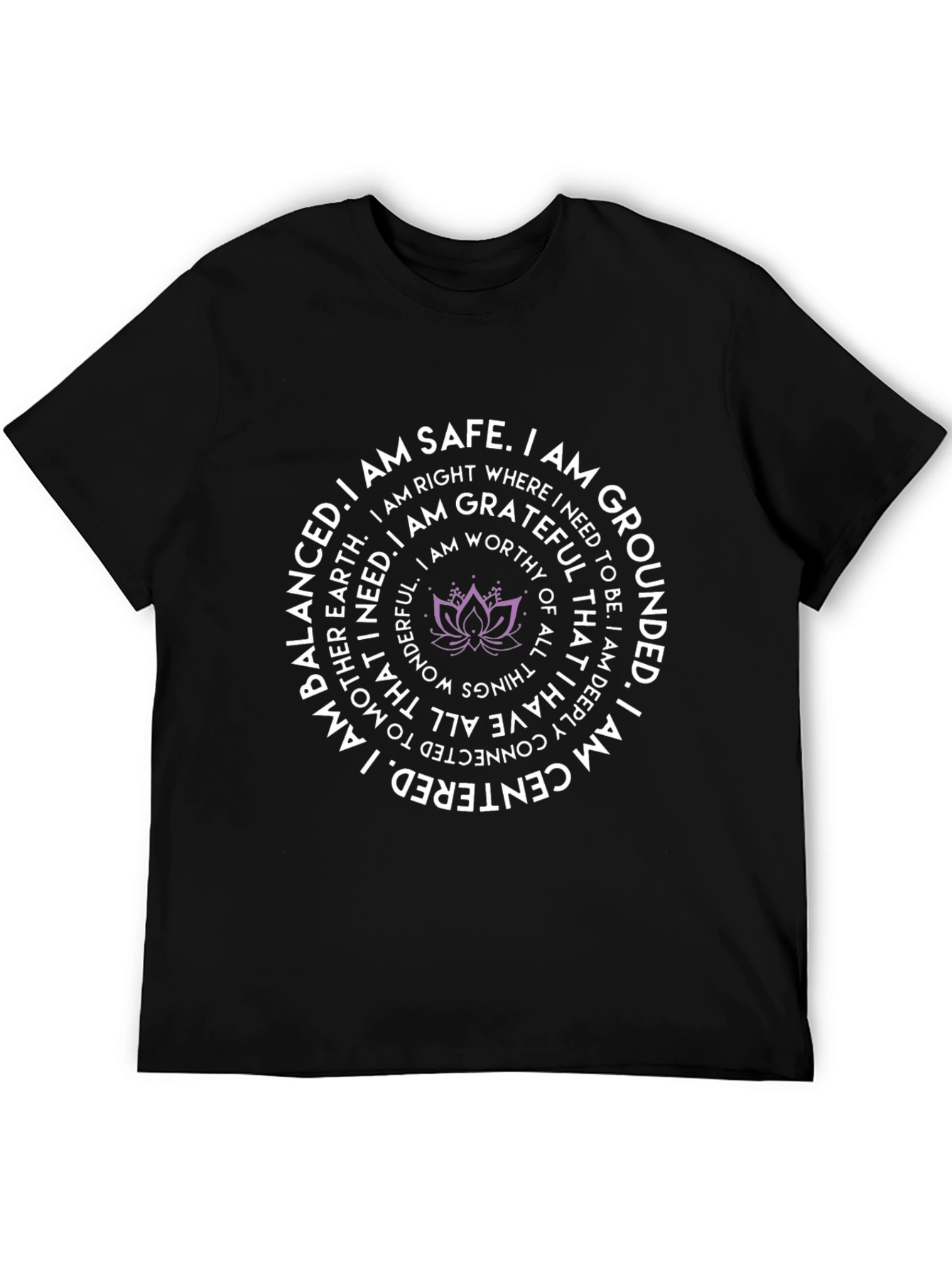 Centered Lotus T-Shirt - Grounded & Balanced