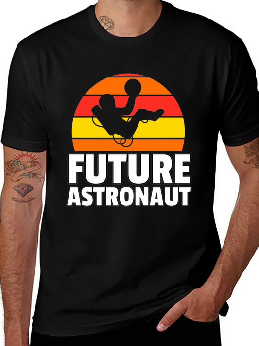 Future Astronaut Graphic Tee - Black