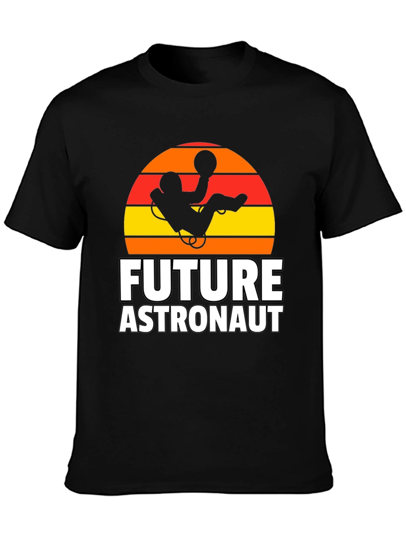 Future Astronaut Graphic Tee - Black