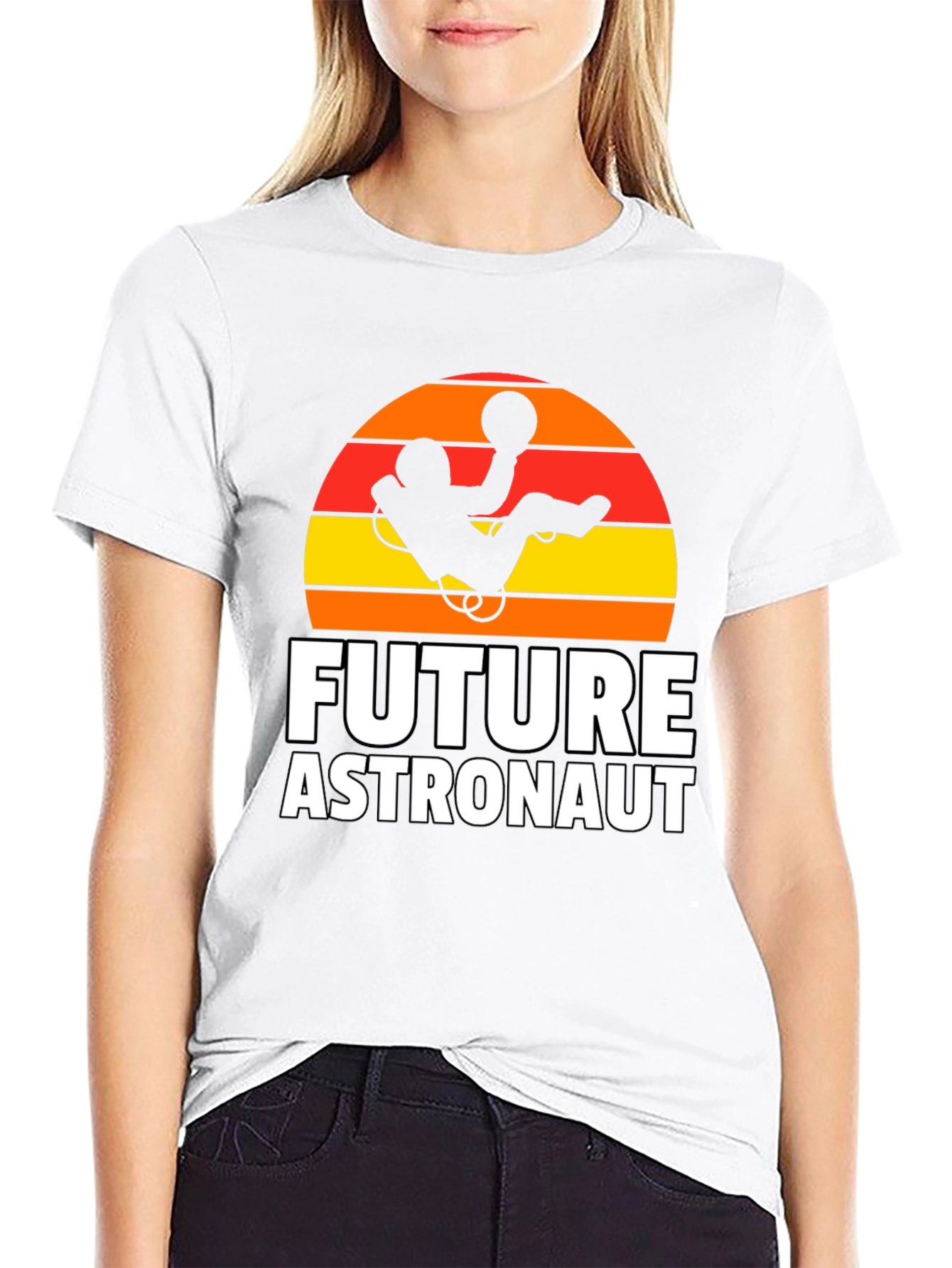 Future Astronaut Graphic Tee - Black