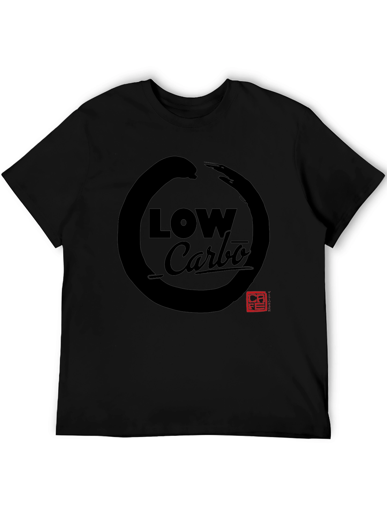 Low Carbo Graphic Tee - Zen Circle Design