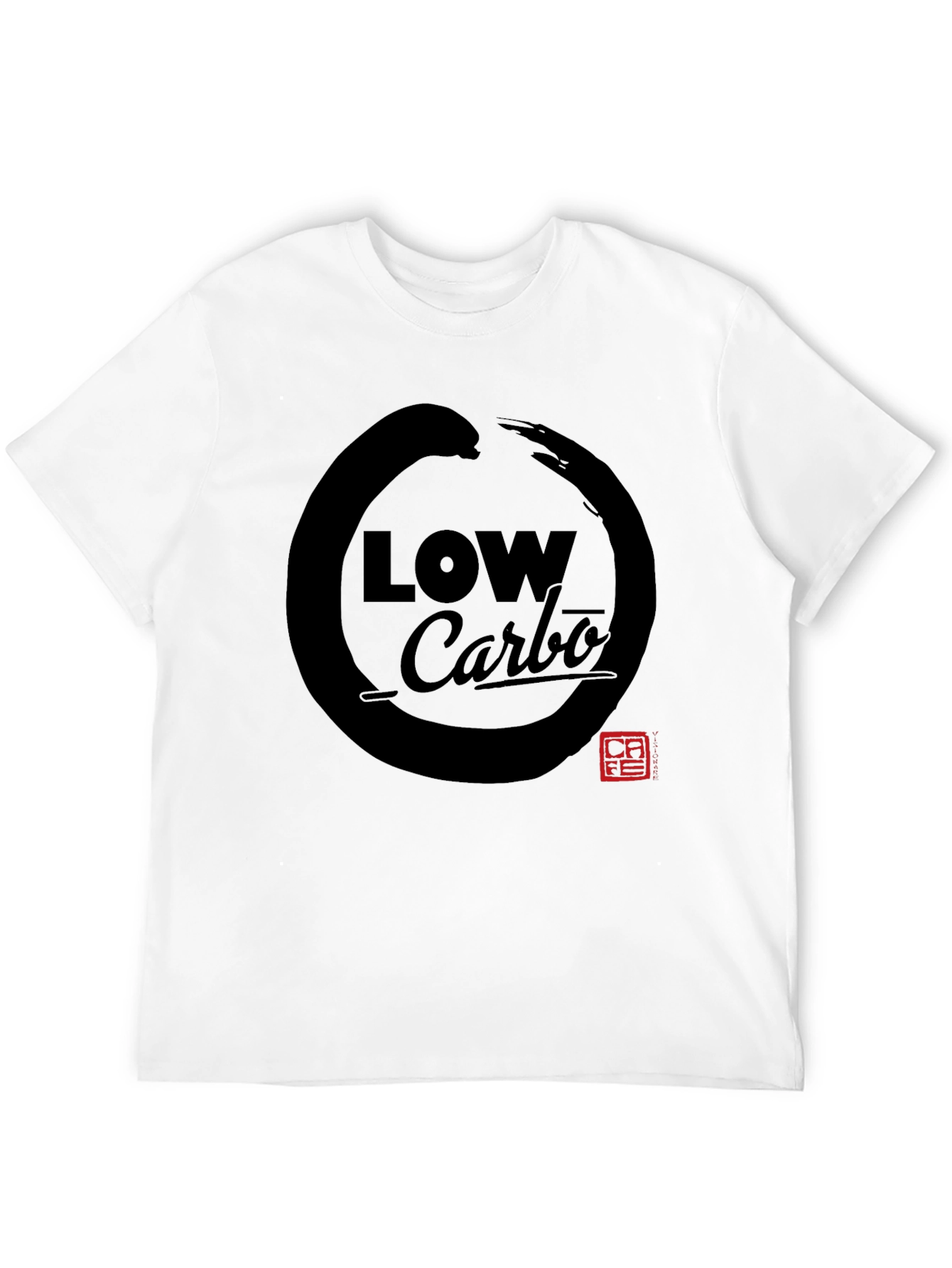 Low Carbo Graphic Tee - Zen Circle Design