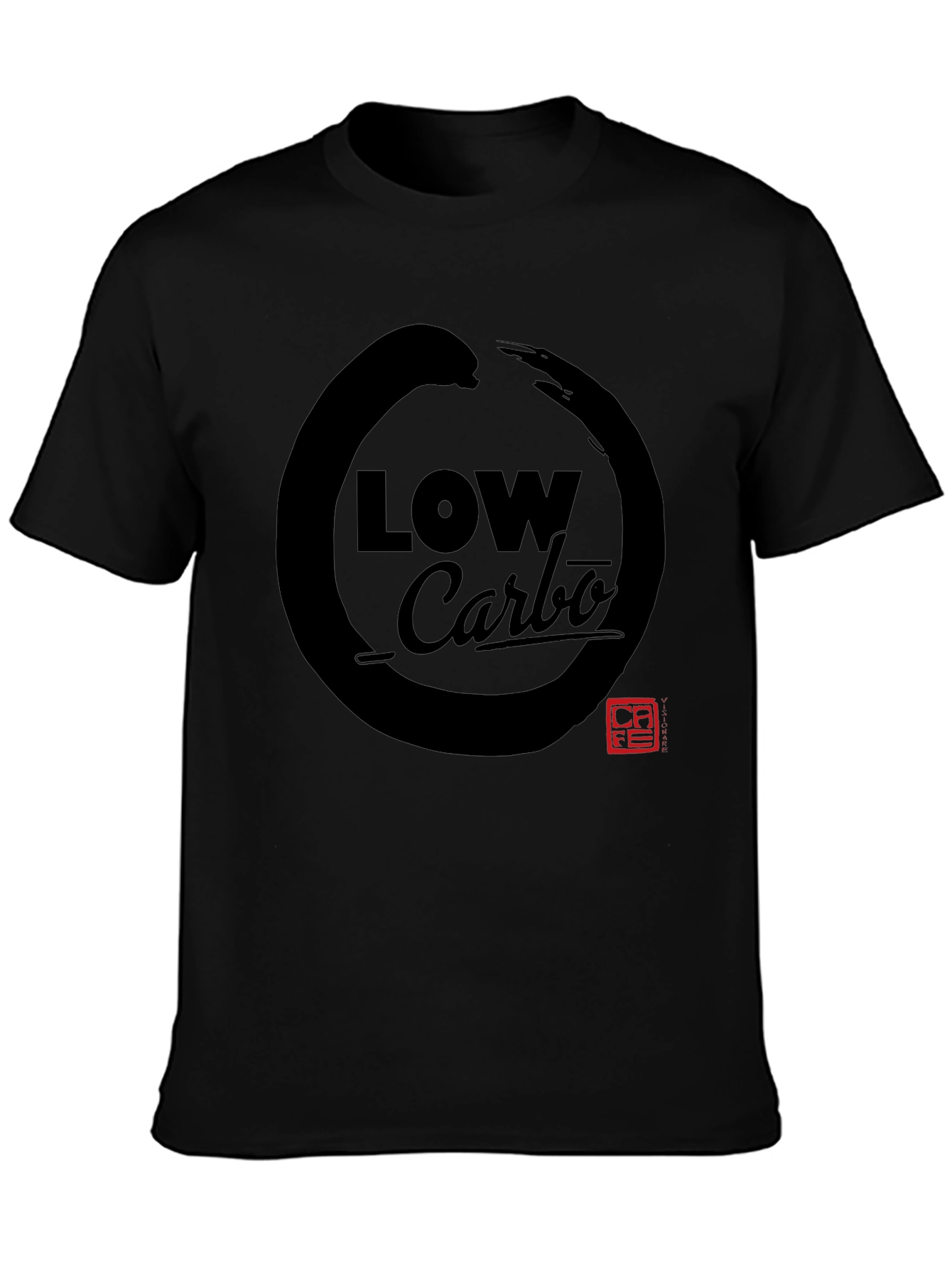 Low Carbo Graphic Tee - Zen Circle Design