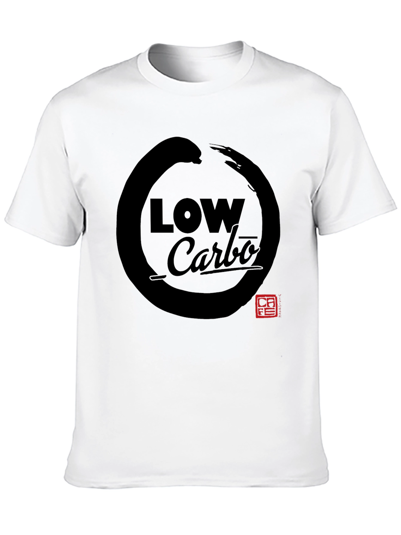 Low Carbo Graphic Tee - Zen Circle Design