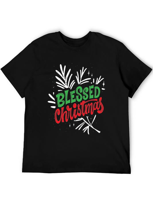 Blessed Christmas Graphic Tee - Holiday Cheer