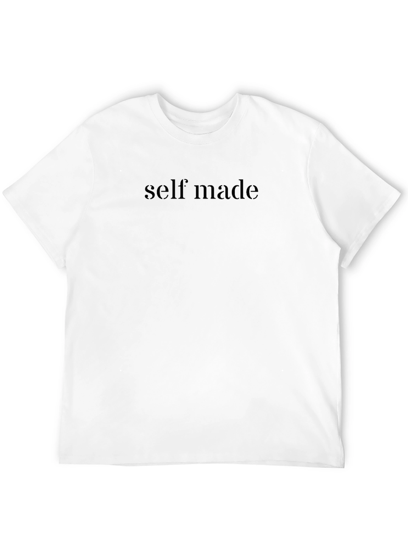 Self Made Black Graphic Tee
