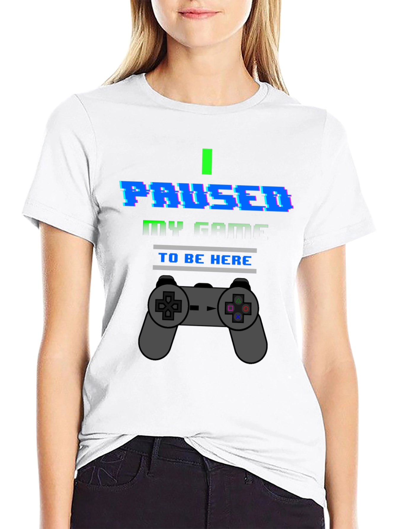I Paused My Game To Be Here Graphic T-Shirt