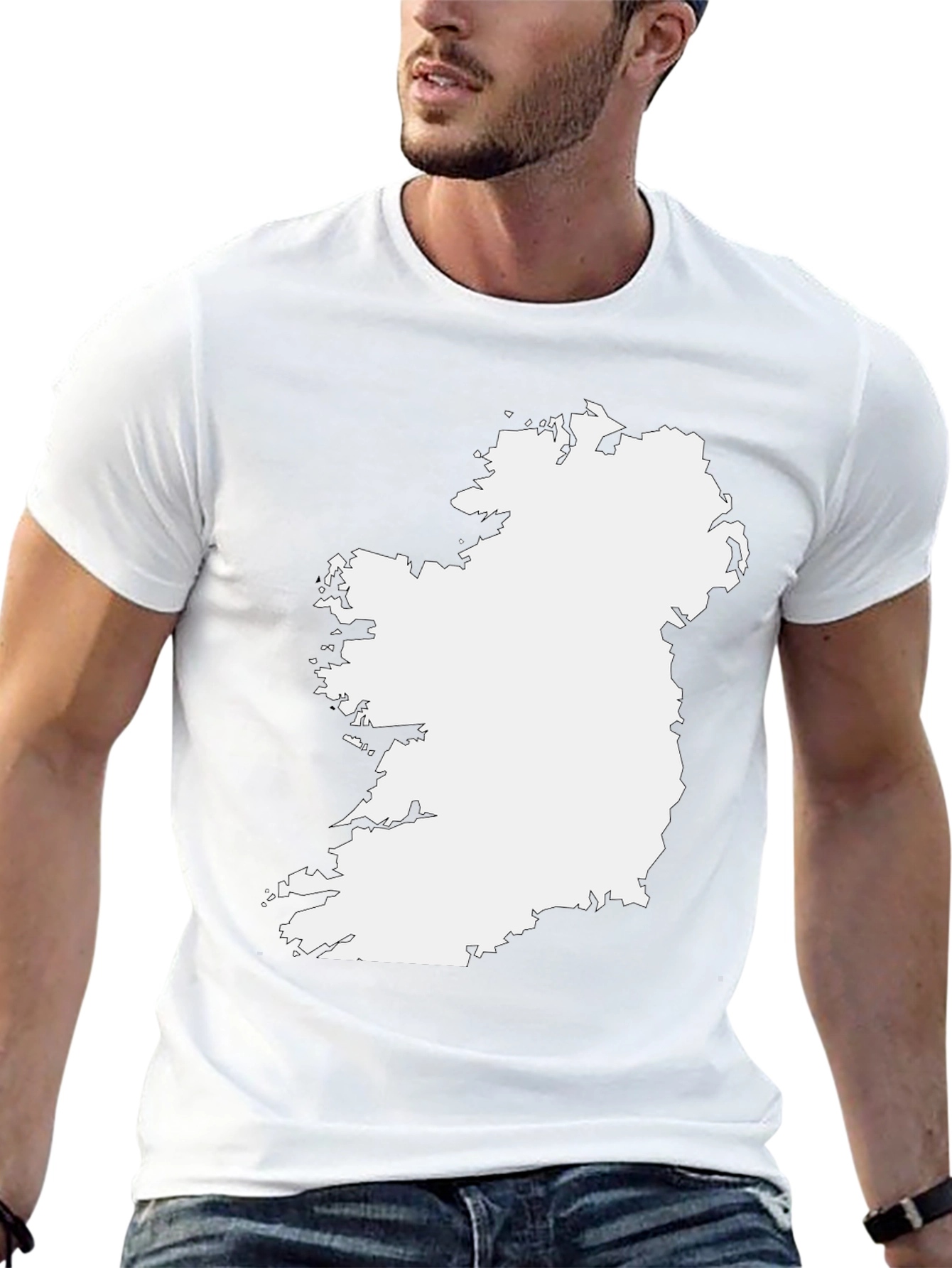 Ireland Map Graphic T-Shirt
