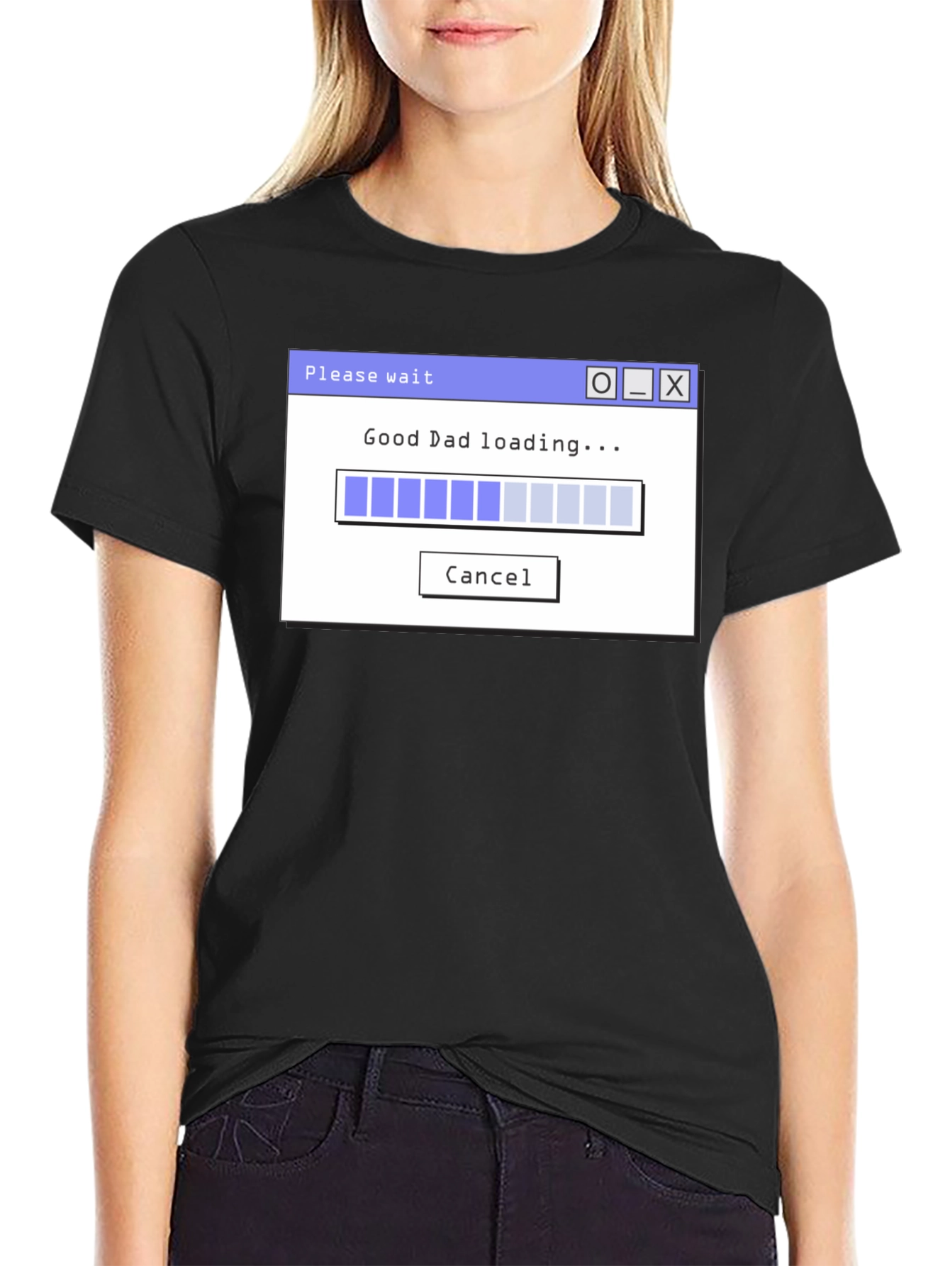 Good Dad Loading T-Shirt Funny Fathers Day Gift Tee