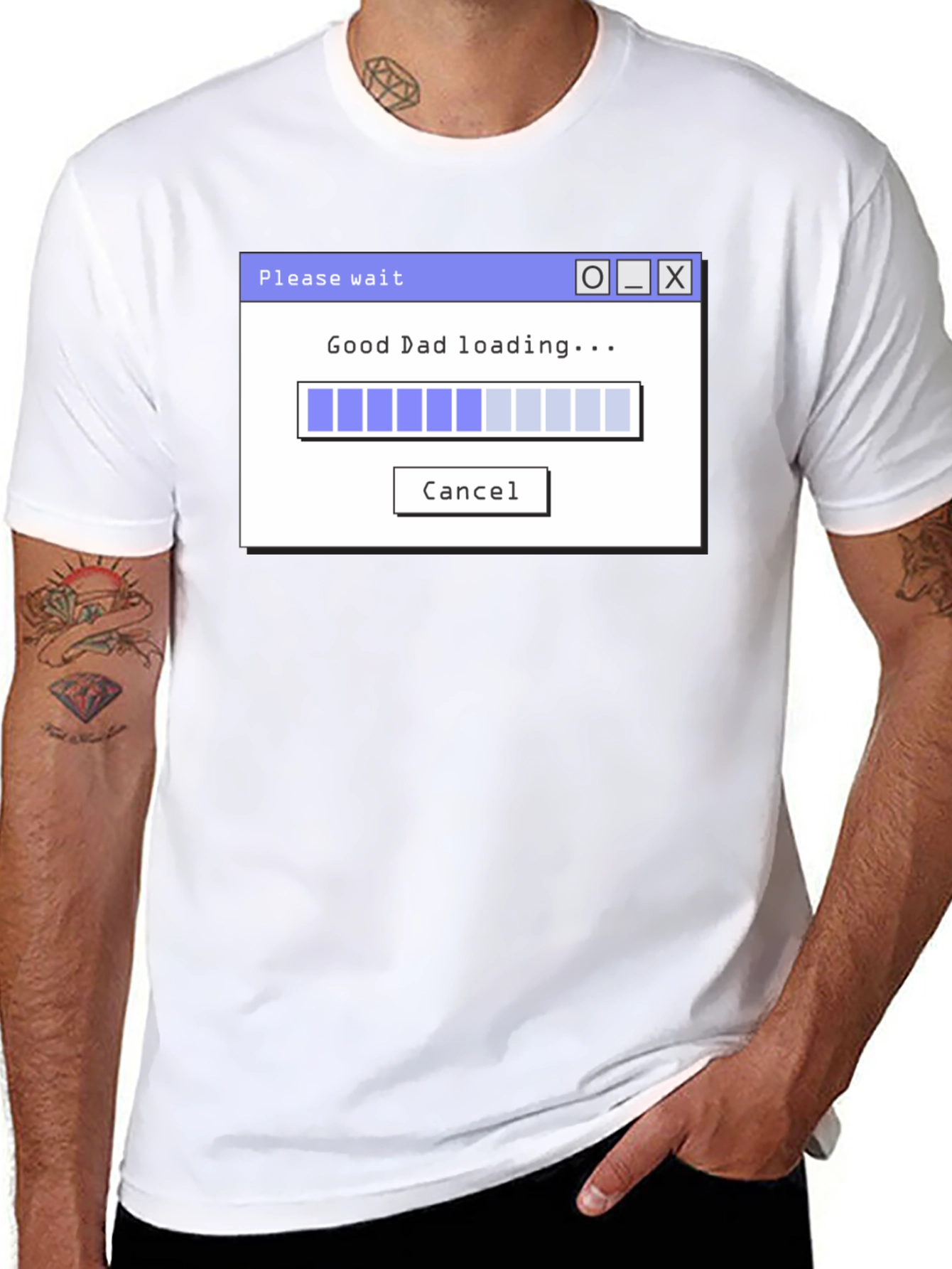 Good Dad Loading T-Shirt Funny Fathers Day Gift Tee