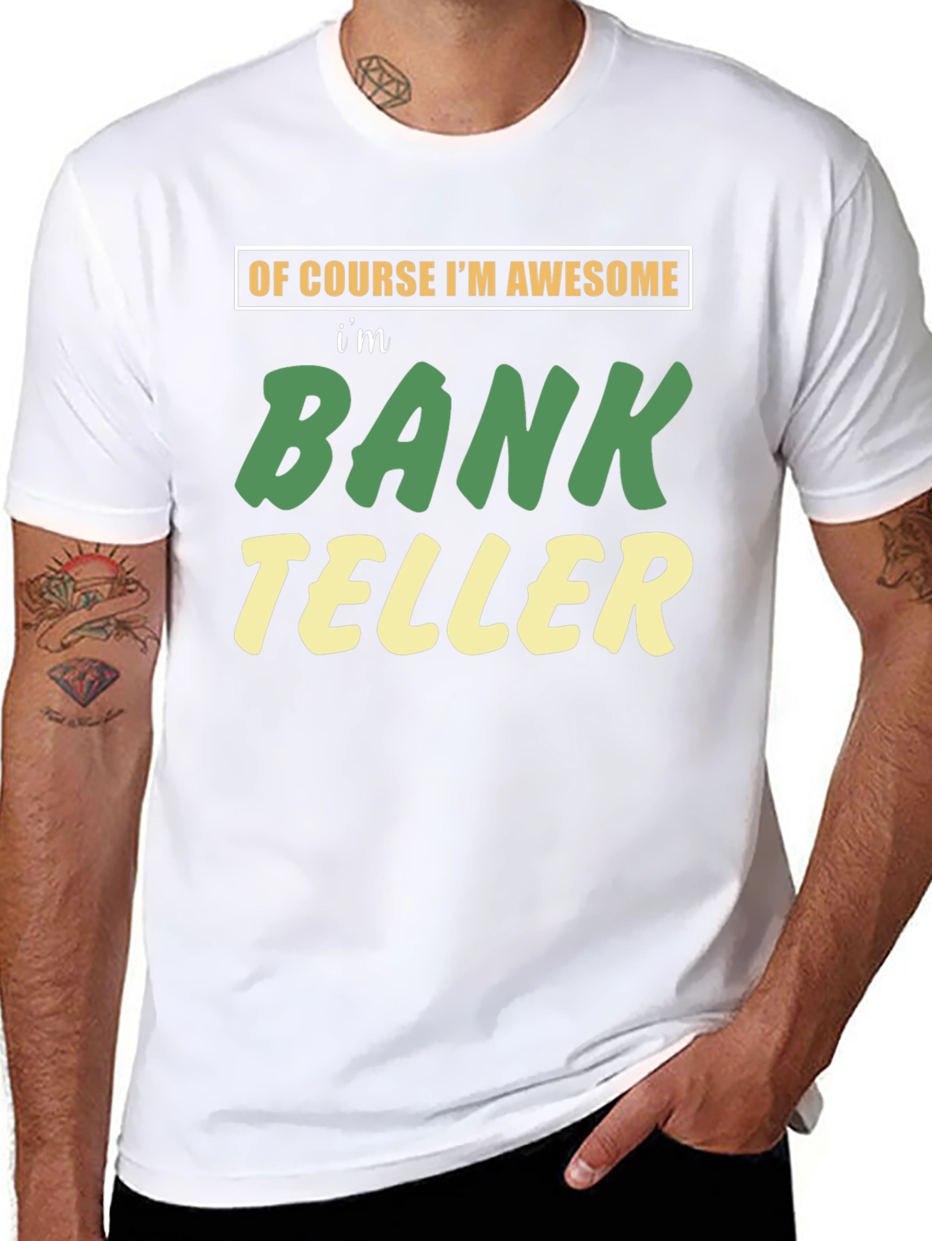 Awesome Bank Teller Graphic T-Shirt