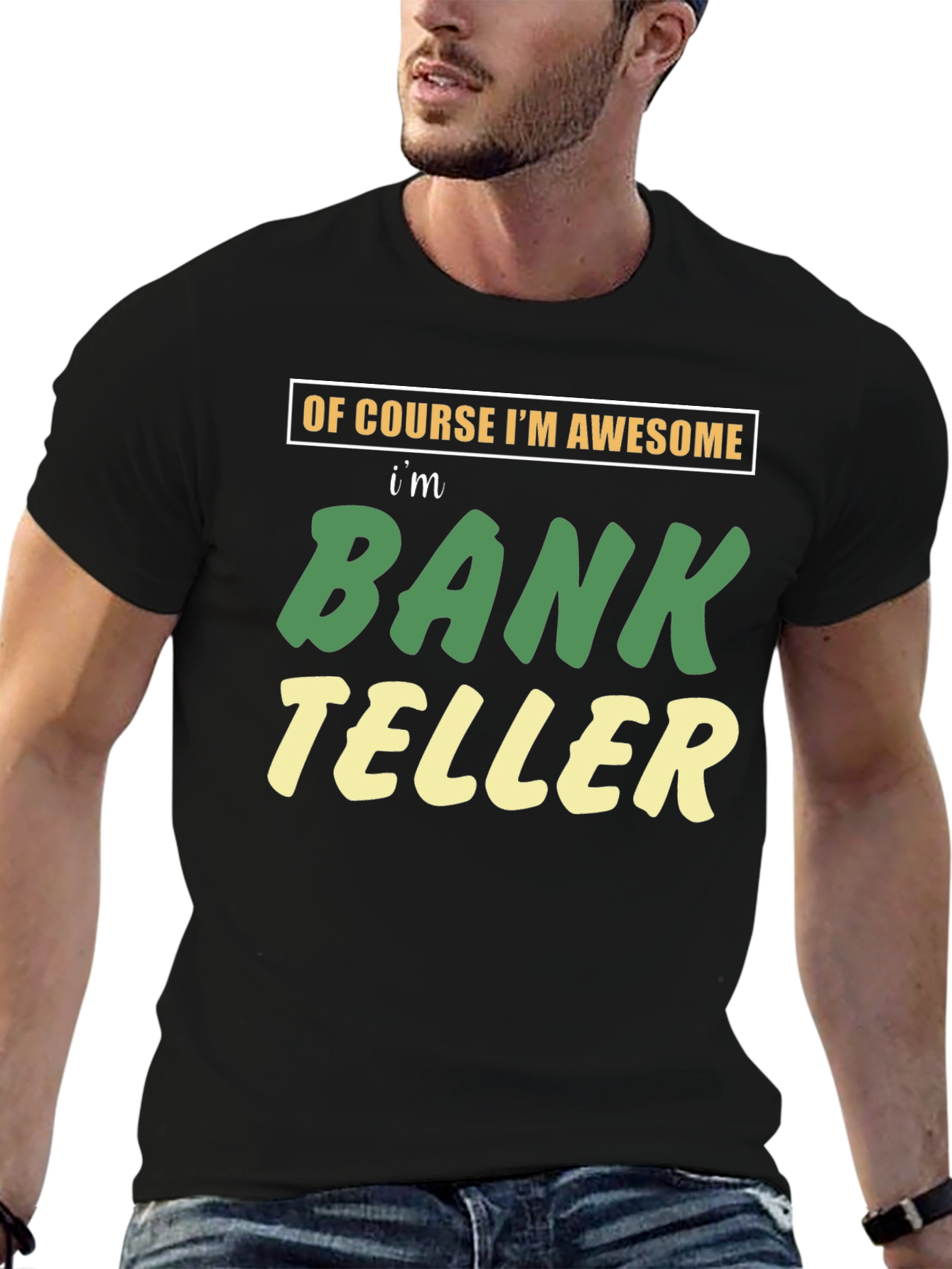 Awesome Bank Teller Graphic T-Shirt