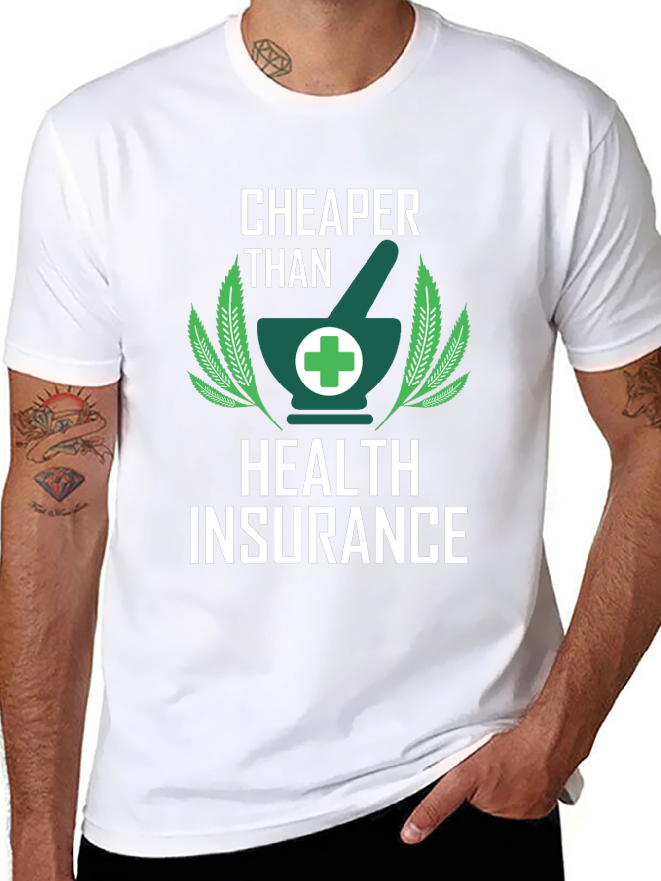 Cheaper Than Health Insurance Graphic Tee