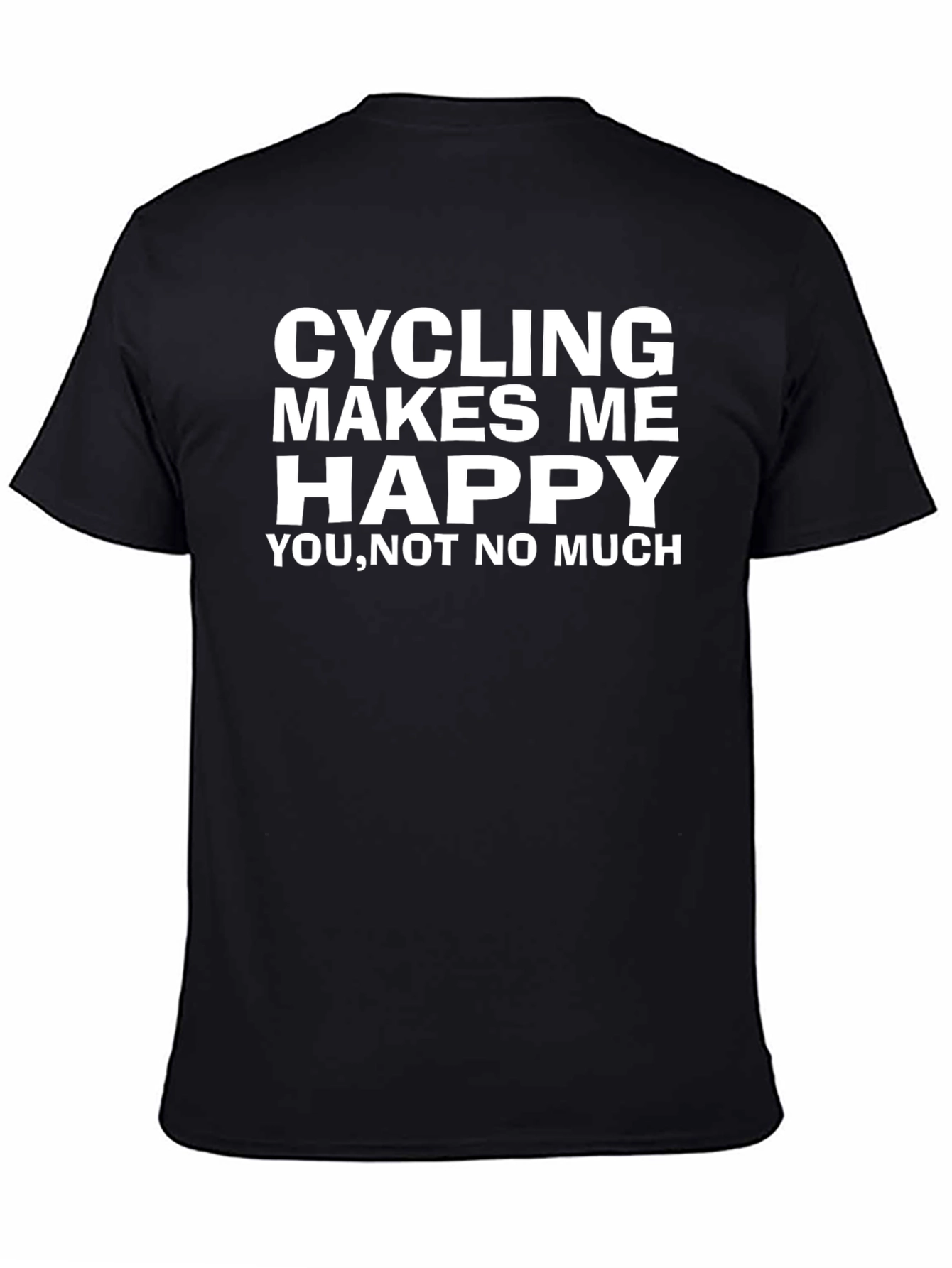 Cycling Makes Me Happy Graphic Tee