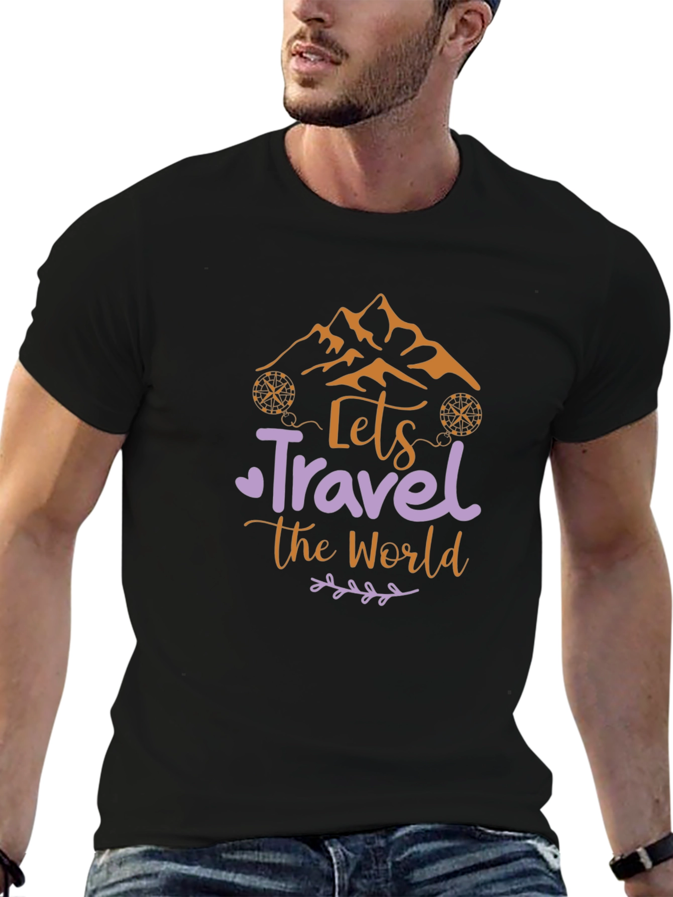 Lets Travel the World Graphic Tee